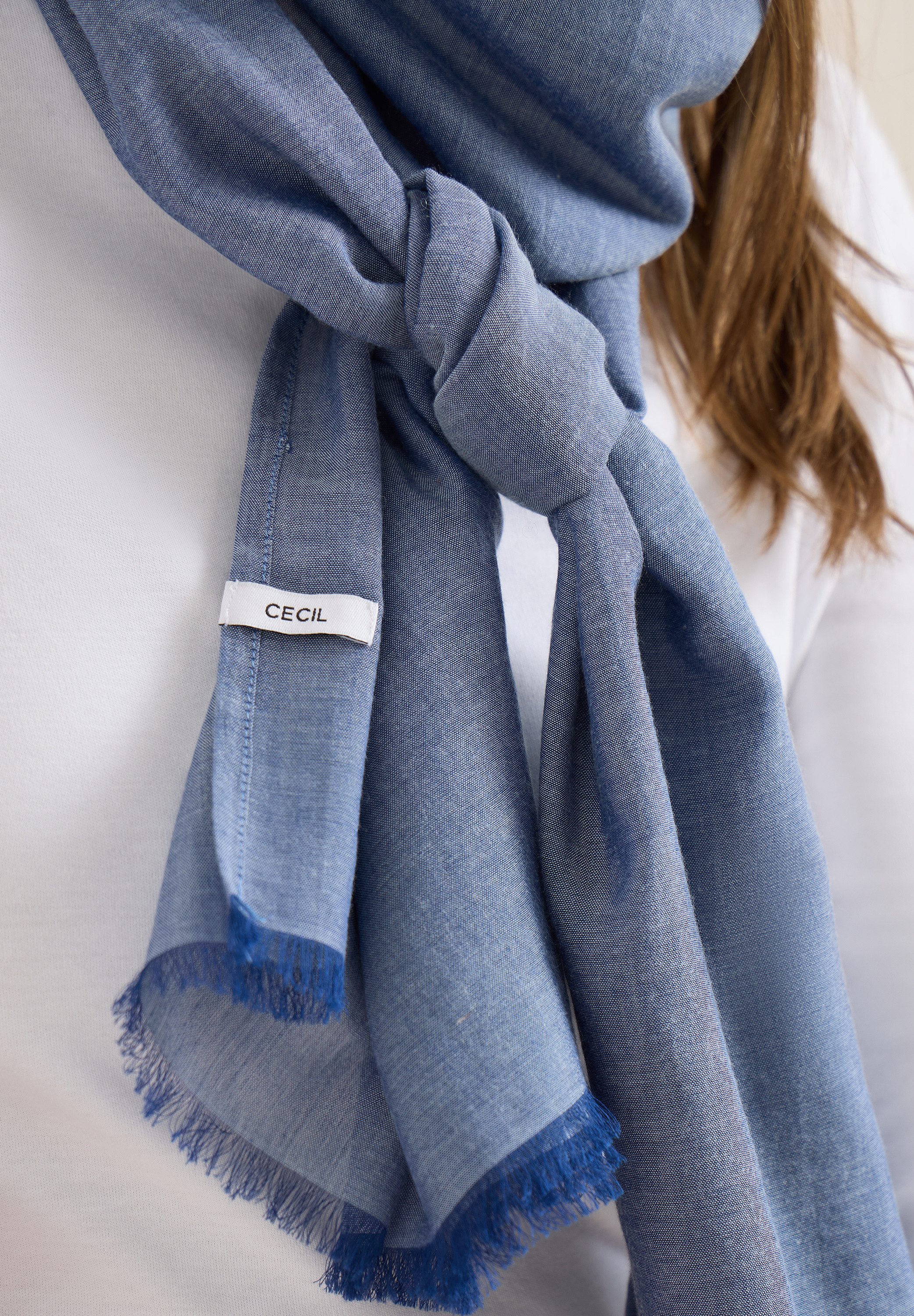 CECIL Schal, aus softem Materialmix