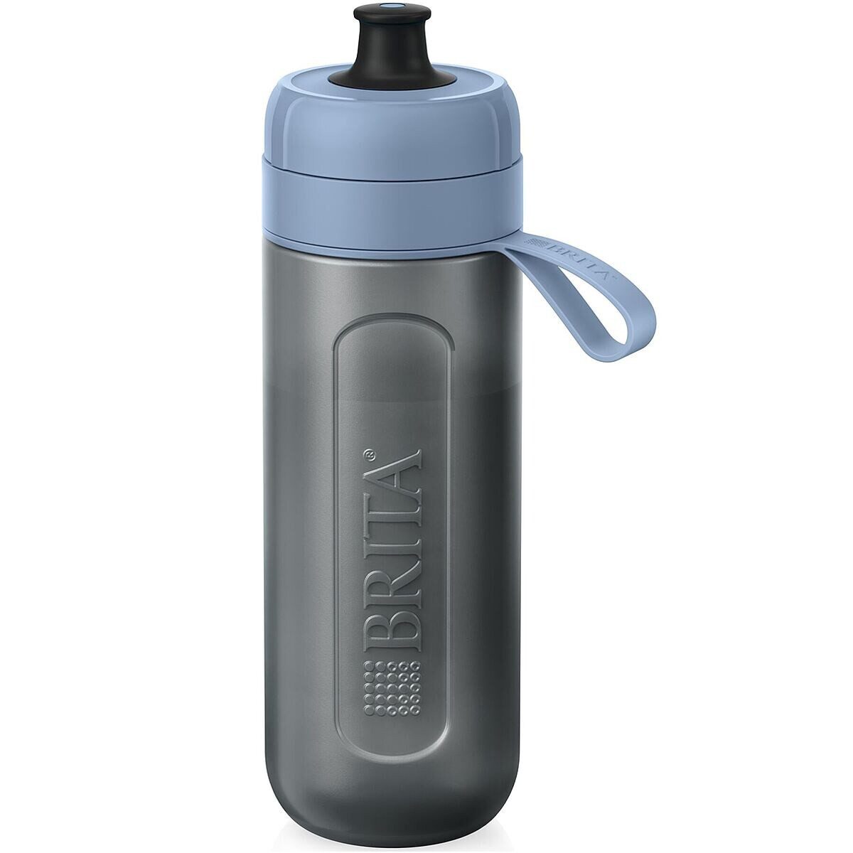 BRITA Wasserfilter Active darkblue, Wasserfilterflasche inkl. 2x MicroDisc, Wasserfilteranlage