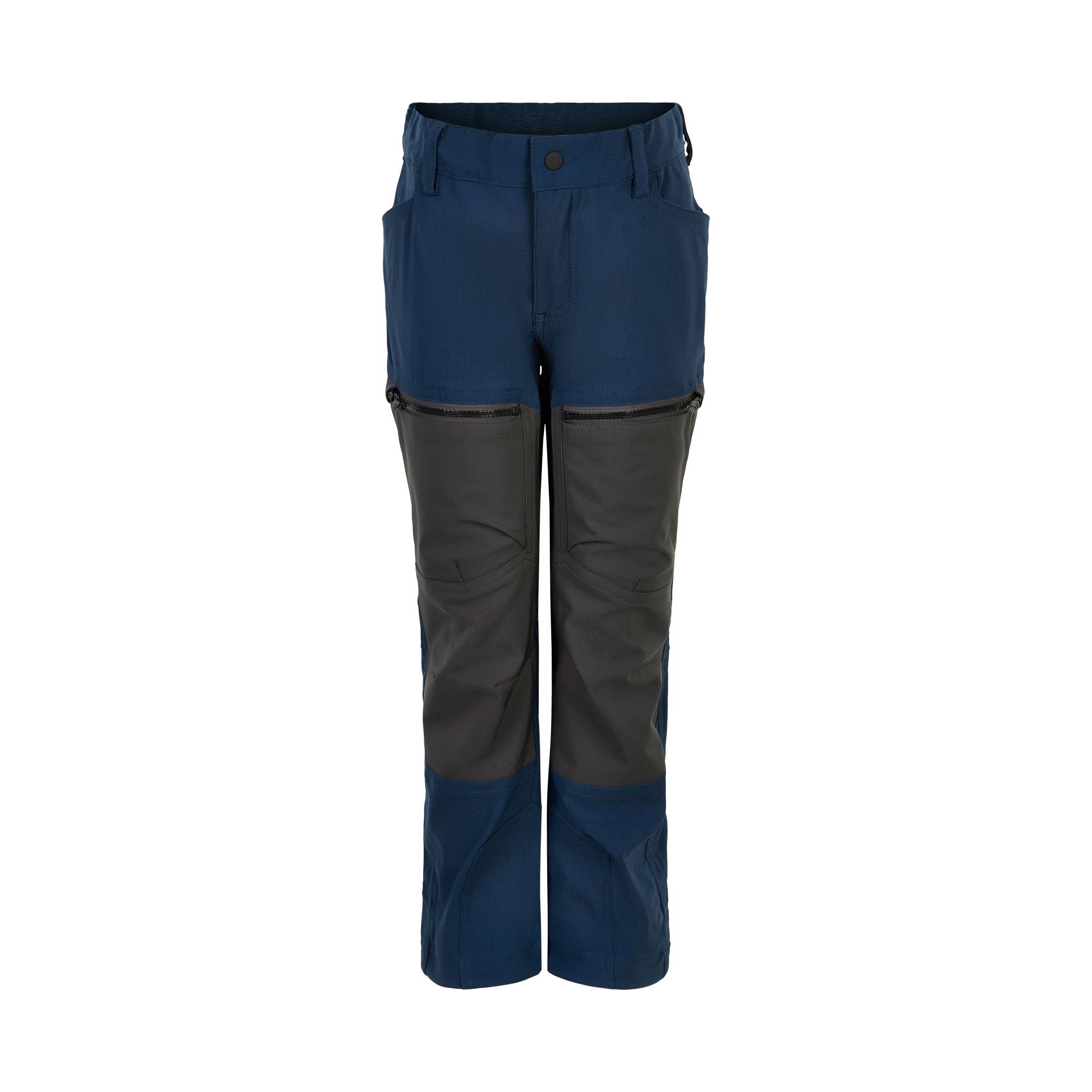 Pants COLOR Blue Softshellhose 5443 COOutdoor (772) mit Softshellhose Reißverschlusstaschen KIDS Dark