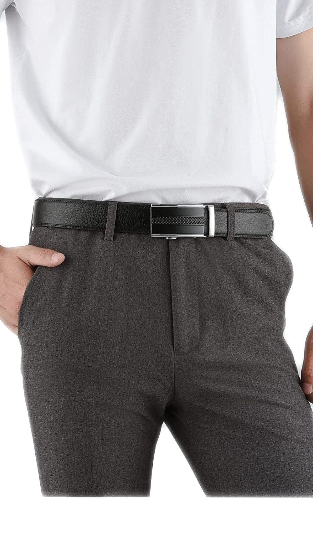 LOFTY Ledergürtel Herren Gürtel Leder, Ledergürtel, Herren Gürtel, Automati günstig online kaufen