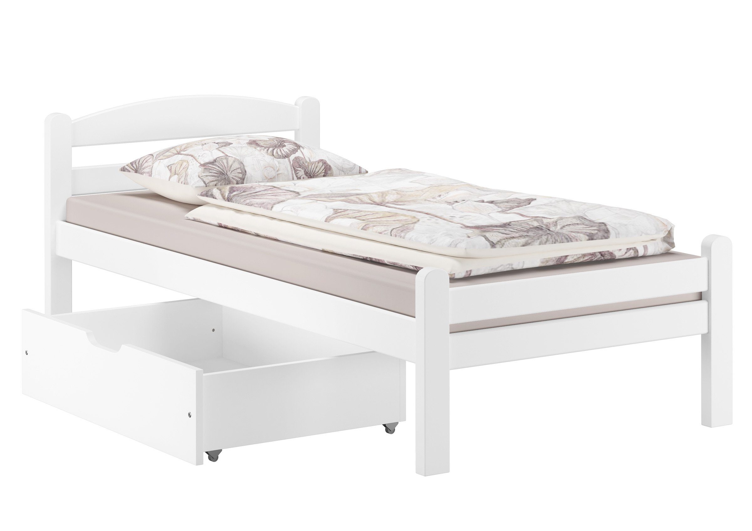 ERST-HOLZ Bett Einzelbett Gästebett Massiv Buche günstig online kaufen