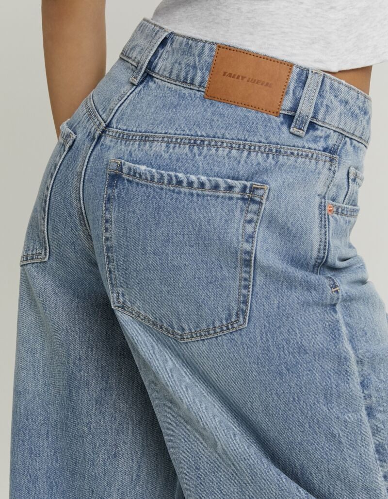 Tally Weijl High-waist-Jeans SPADEJOELLE Baumwollmischung, barrel fit