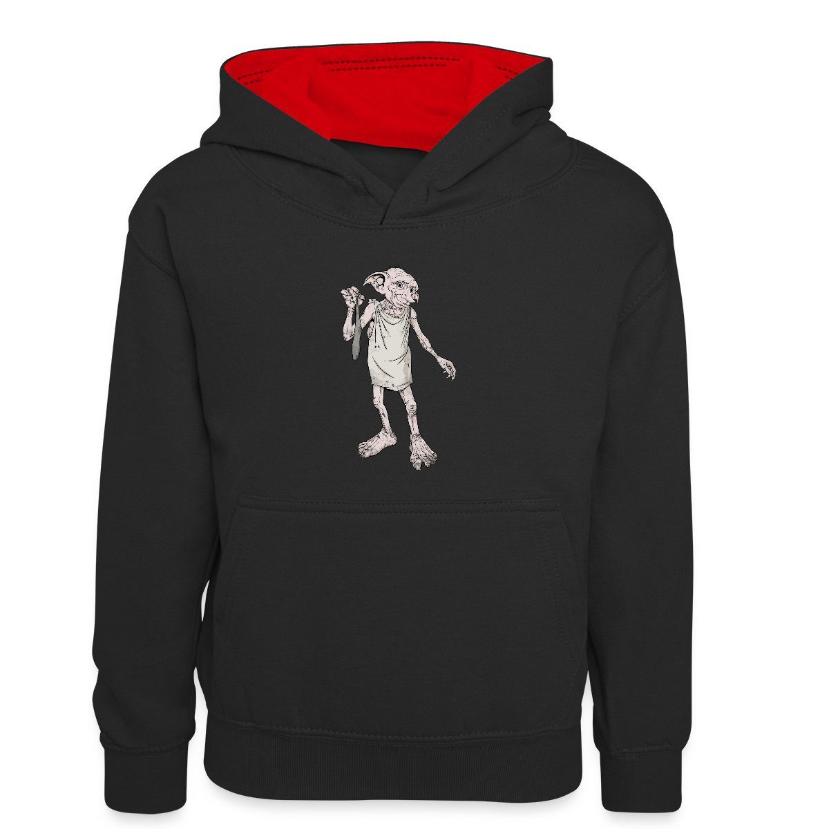 Hoodie Harry Potter Dobbys Geschenk Kinder Kontrast-Hoodie