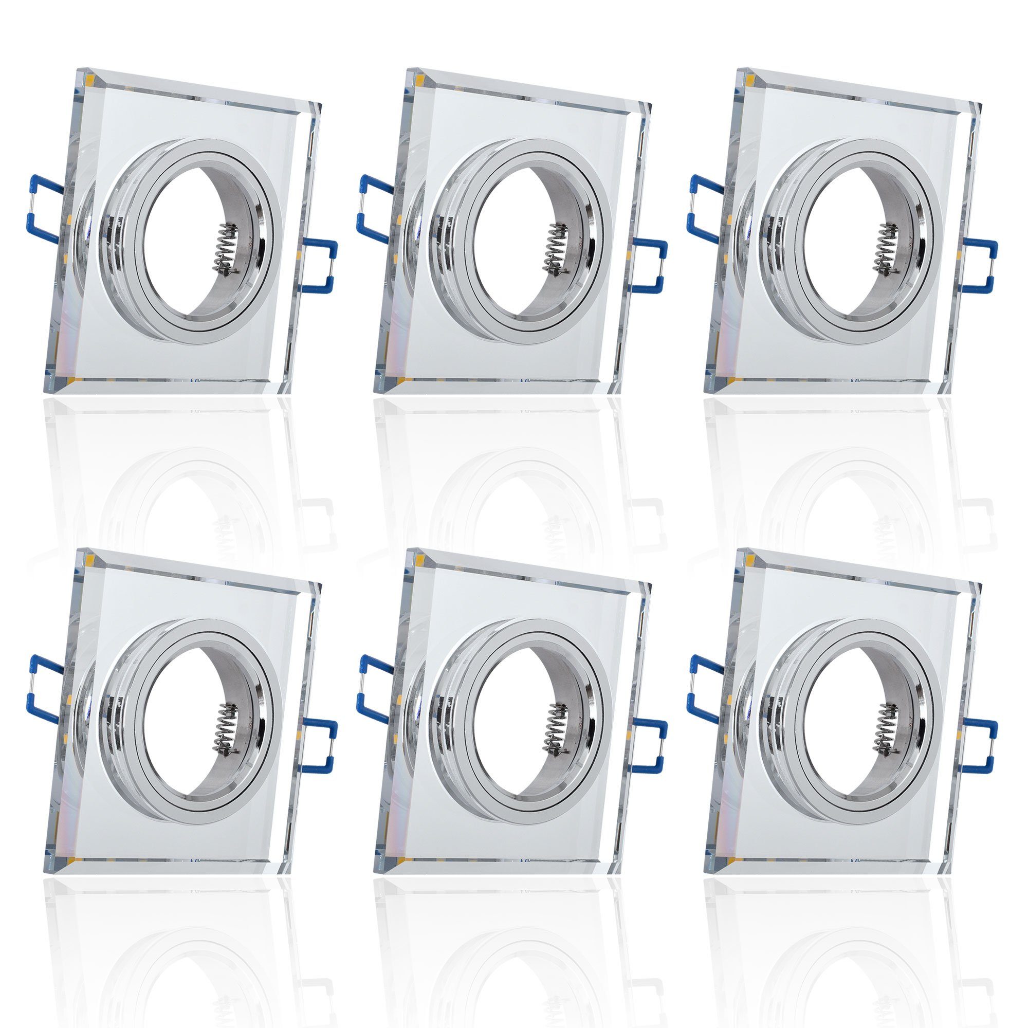 Maxkomfort Einbauleuchte 4111-4112, LED wechselbar, ohne Leuchtmittel, warmweiß, 3000K, einbauleuchte