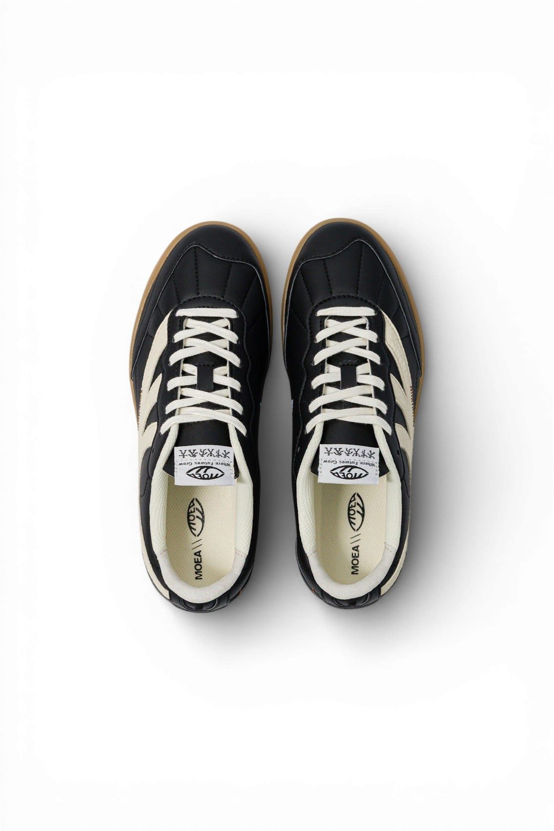 Moea Flow - Mushroom - schwarz/weiss Sneaker