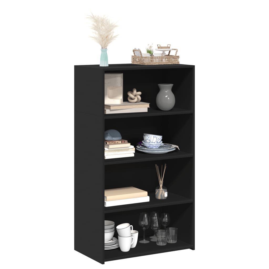vidaXL Highboard Highboard Schwarz 70x41x124 cm günstig online kaufen