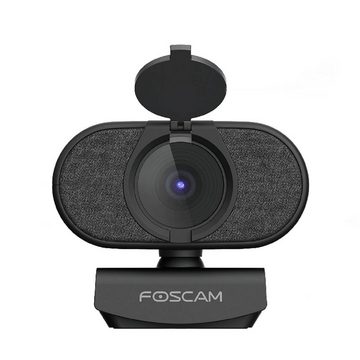 Foscam FOSCAM W81 8 MP Ultra HD USB-Webkamera für Live-Streaming Webcam (Plug and Play, Integriertes Mikrofon, Sichtschutzabdeckung)
