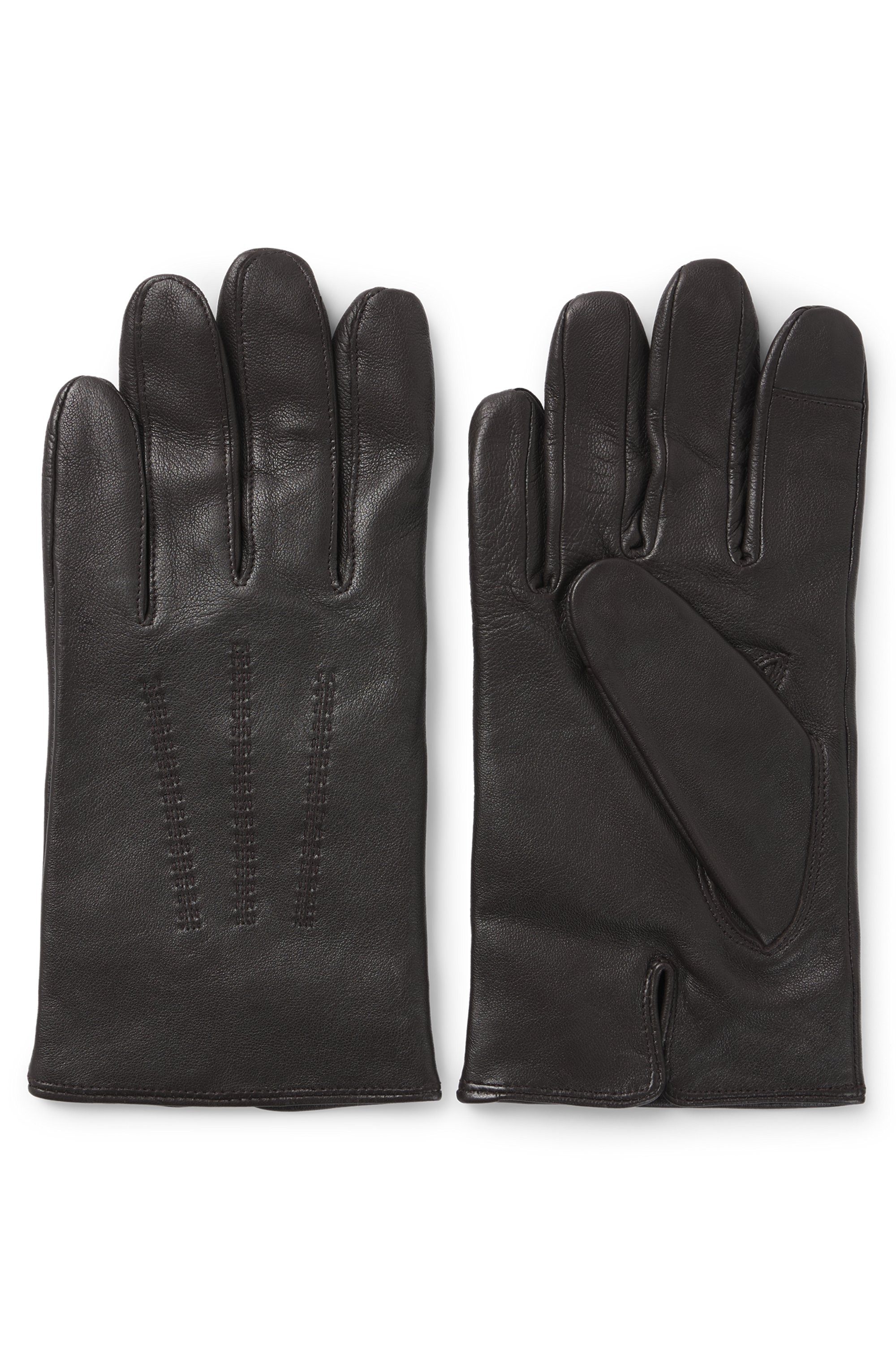 BOSS Lederhandschuhe Hainz-ME mit Touch Tech günstig online kaufen