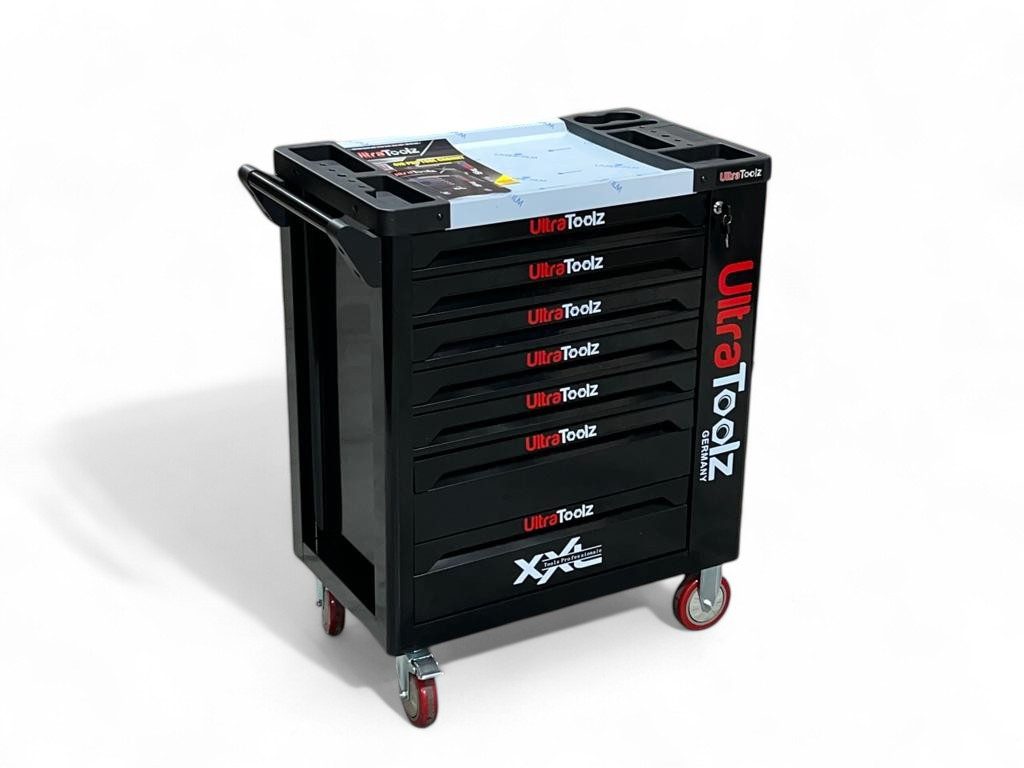 UltraToolz Werkzeugwagen Werkstattwagen befüllt 7/7 + Drehmomentschlüssel W günstig online kaufen