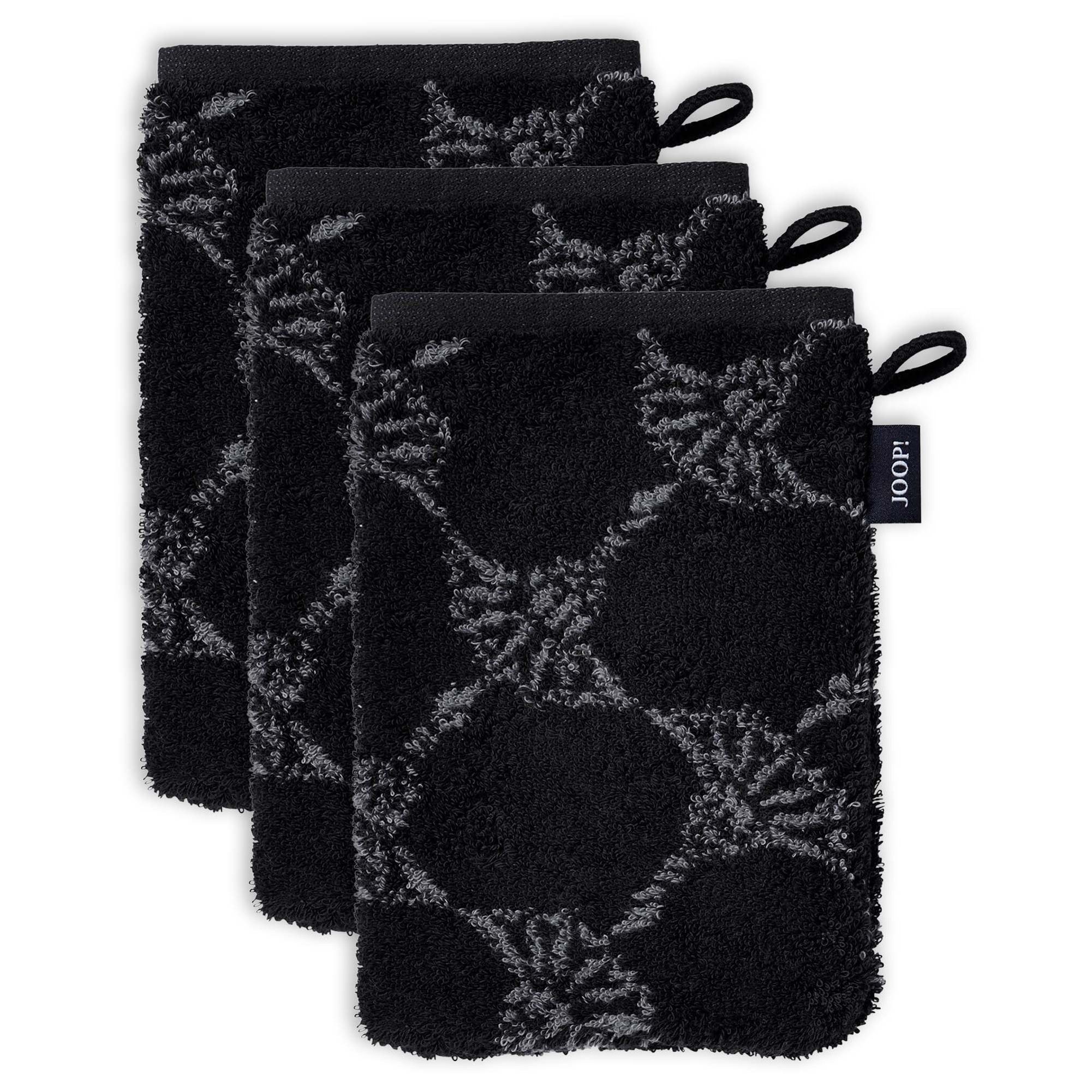 JOOP! Waschlappen Unisex Waschlappen 3er Pack Baumwolle Doubleface, Frottier (Packung, 3-St)