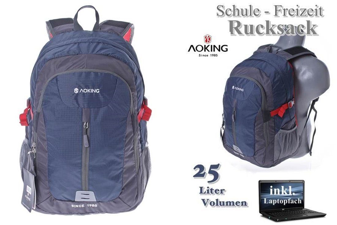 SHG Rucksack Schulrucksack Freizeitrucksack Sportrucksack Laptoprucksack Tagesrucksack