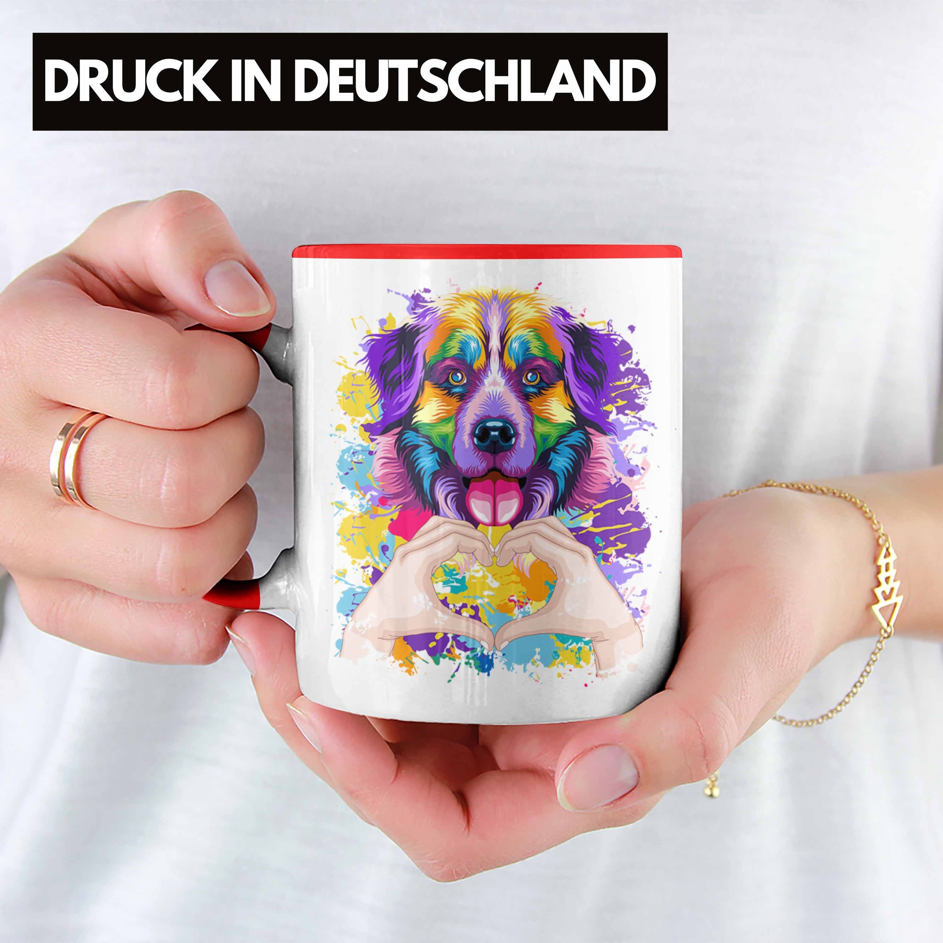 Spruch Gesch Trendation Berner Geschenk Lustiger Love Tasse Besitzer Farbe Sennen Rot Tasse