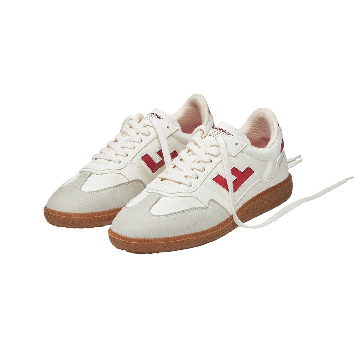 Burela Slim - weiss/panna/rot Sneaker