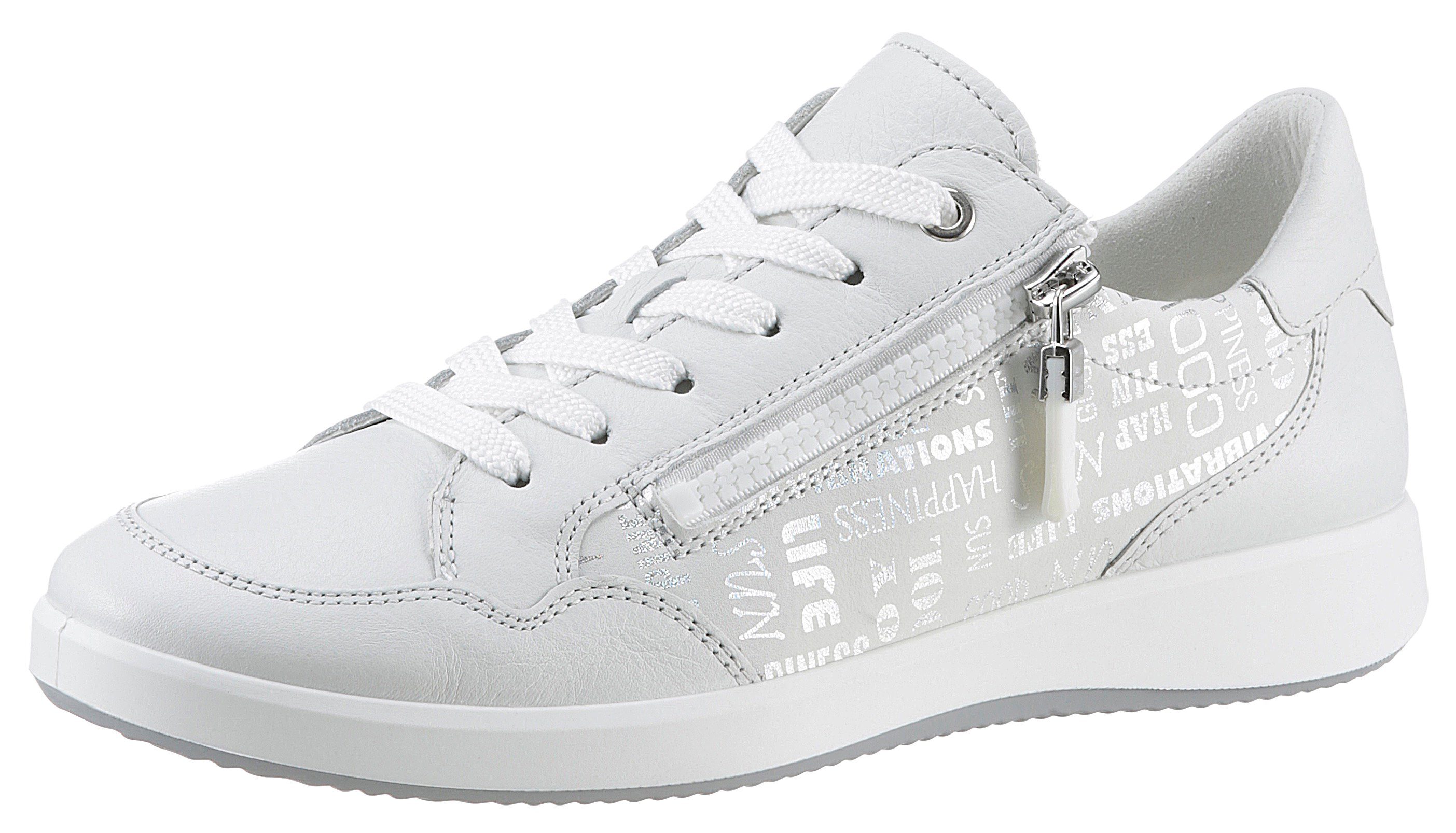 Ara ROMA Sneaker mit herausnehmbarem High Soft-Fußbett, H-Weite offwhite