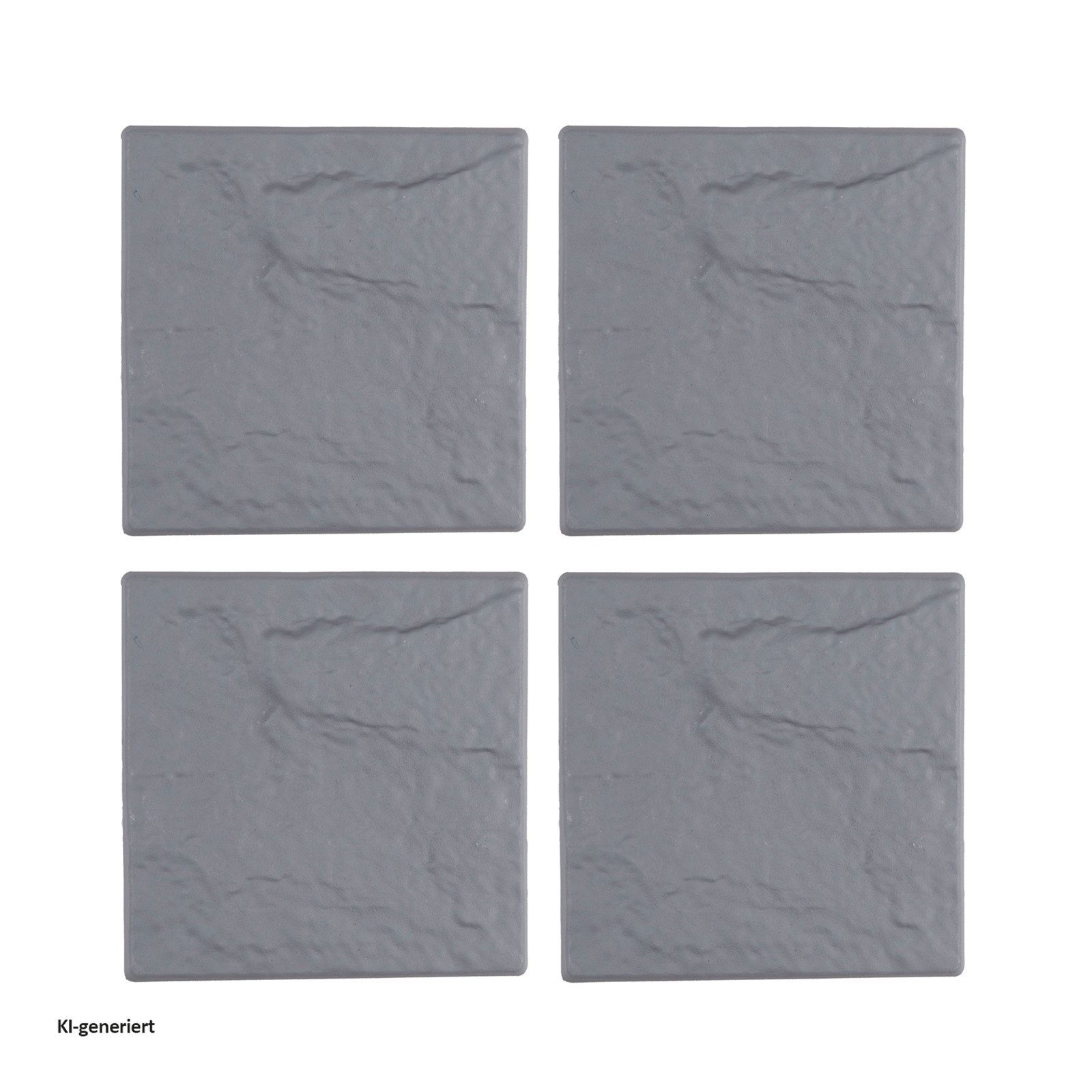 HTI-Living Trittsteine Gehwegplatte Steinoptik 4-teilig Nessa, 30x30 cm, Set, 4-St., 4 Platten, Trittstein Gartenweg
