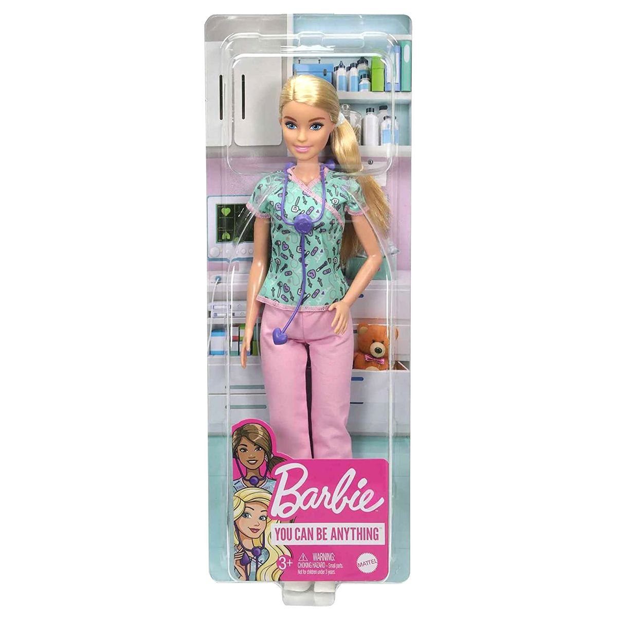 - Barbie GTW39 Karriere-Puppe, Krankenschwester Mattel® Mattel - Anziehpuppe - be can anything You
