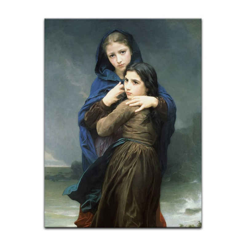 Bilderdepot24 Leinwandbild Alte Meister - William-Adolphe Bouguereau - Der Sturm, Menschen