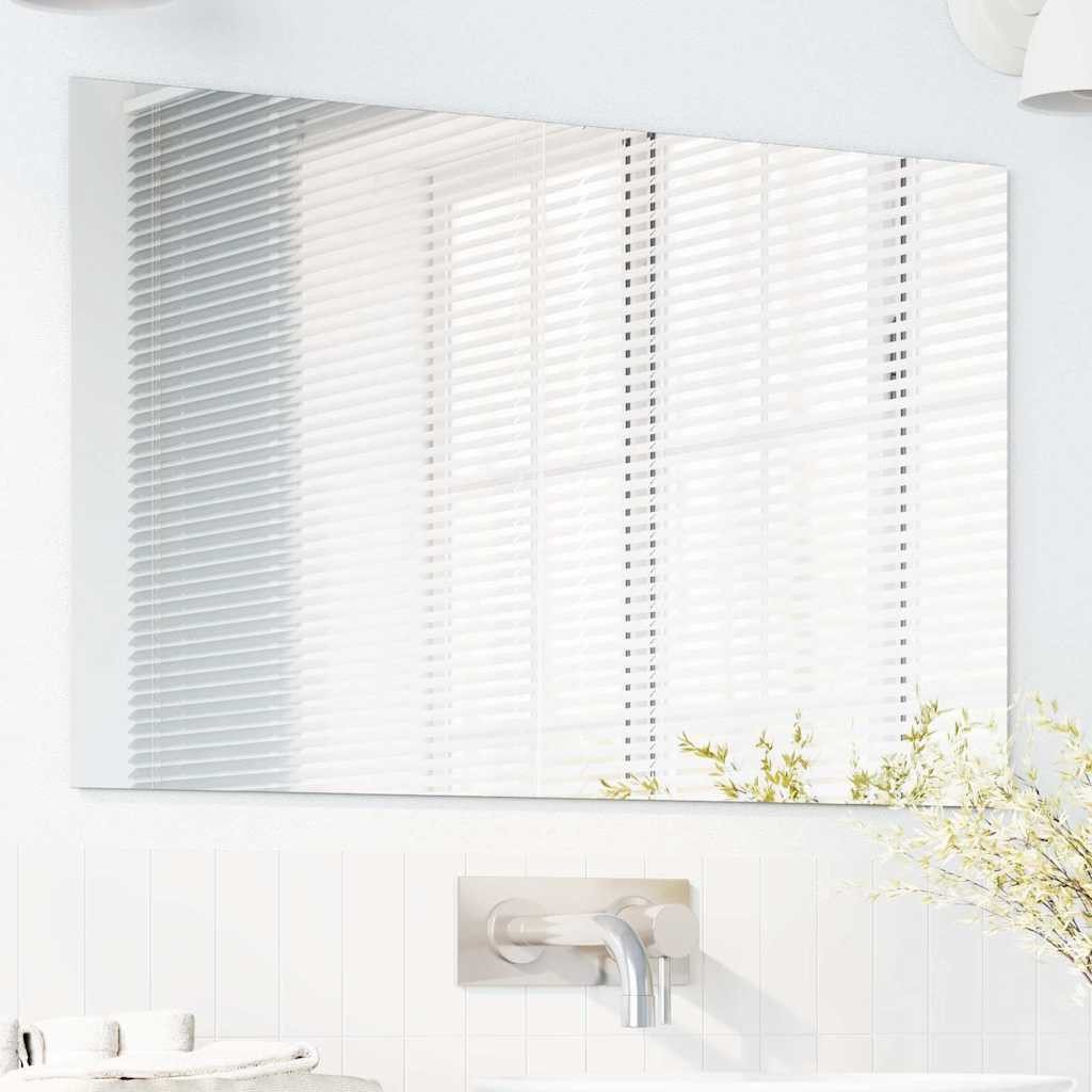 vidaXL Spiegel Wandspiegel Rechtwinklig 50 x 80 cm Gehärtetes Glas (1-St)