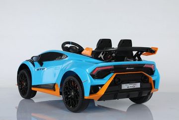 ES-Toys Elektro-Kinderauto Kinderauto Lamborghini Huracan, Belastbarkeit 40 kg, STO EVA-Reifen Bluetooth MP3 USB