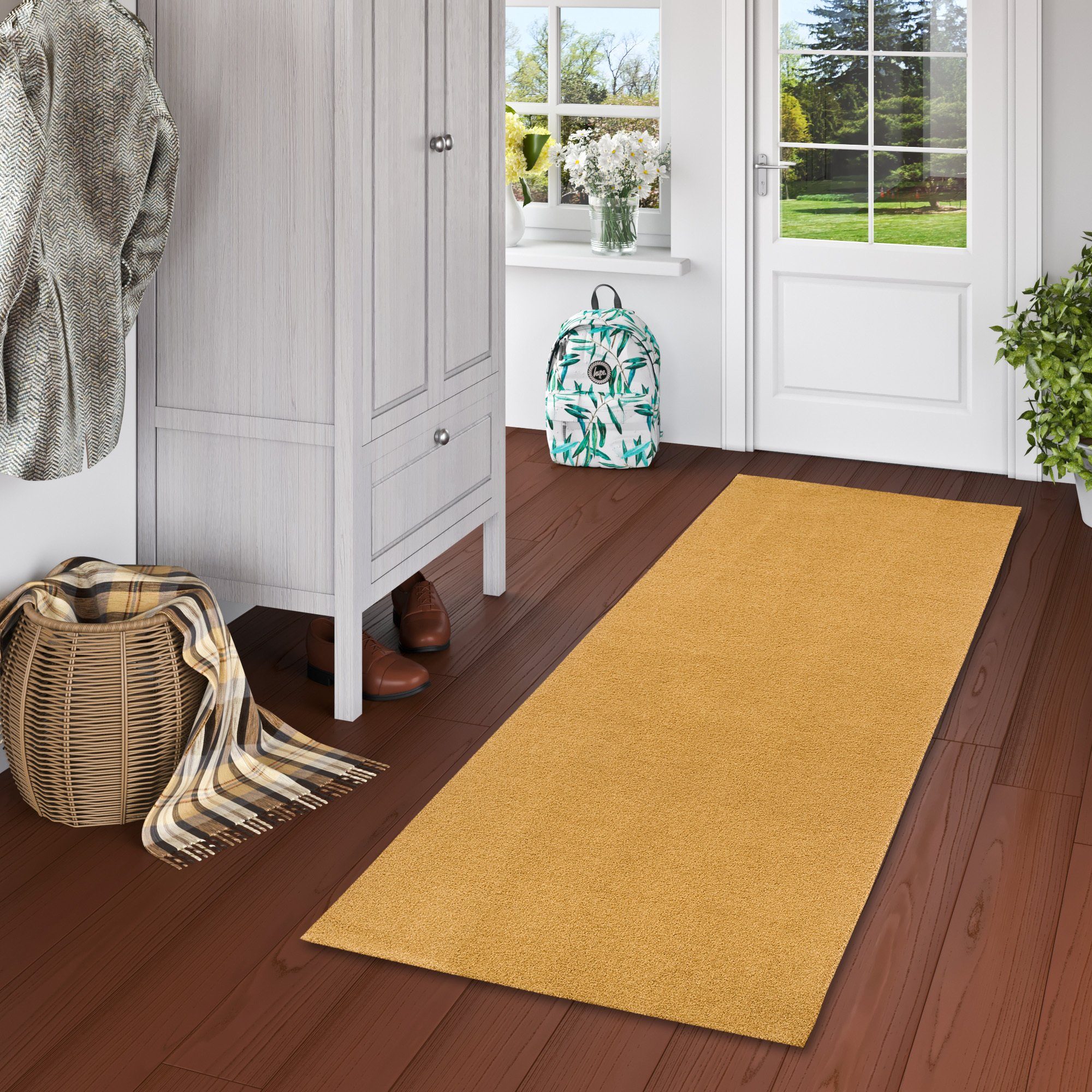 Läufer Luxus Läufer Hochflor Shaggy Teppich Velvet