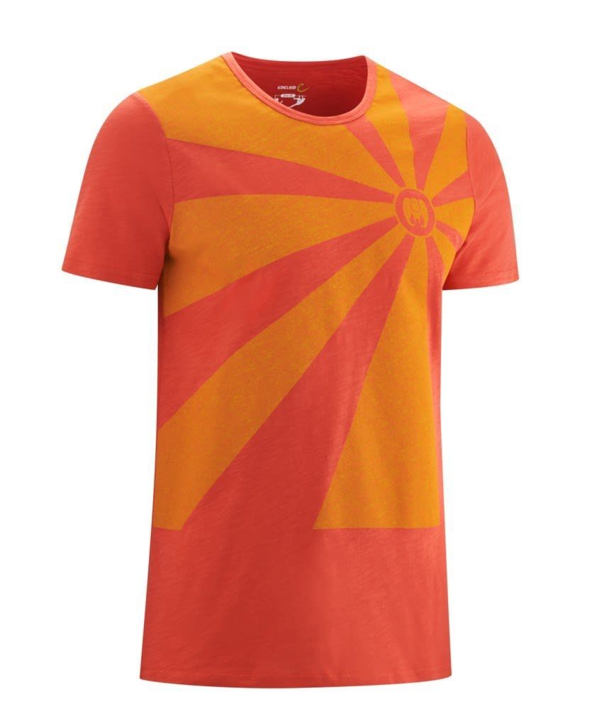 Edelrid T-Shirt Edelrid M Highball T-shirt Iv Herren Kurzarm-Shirt Lava