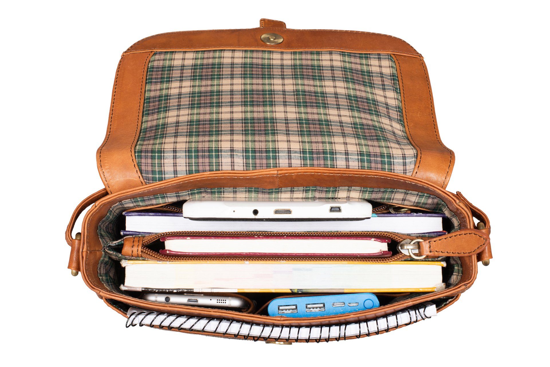 Benthill Umhängetasche Damen Echt Leder Tasche Handtasche Schultertasche Vintag Umhängetasche, Schultergurt / Umhängegurt Reißverschlussfach