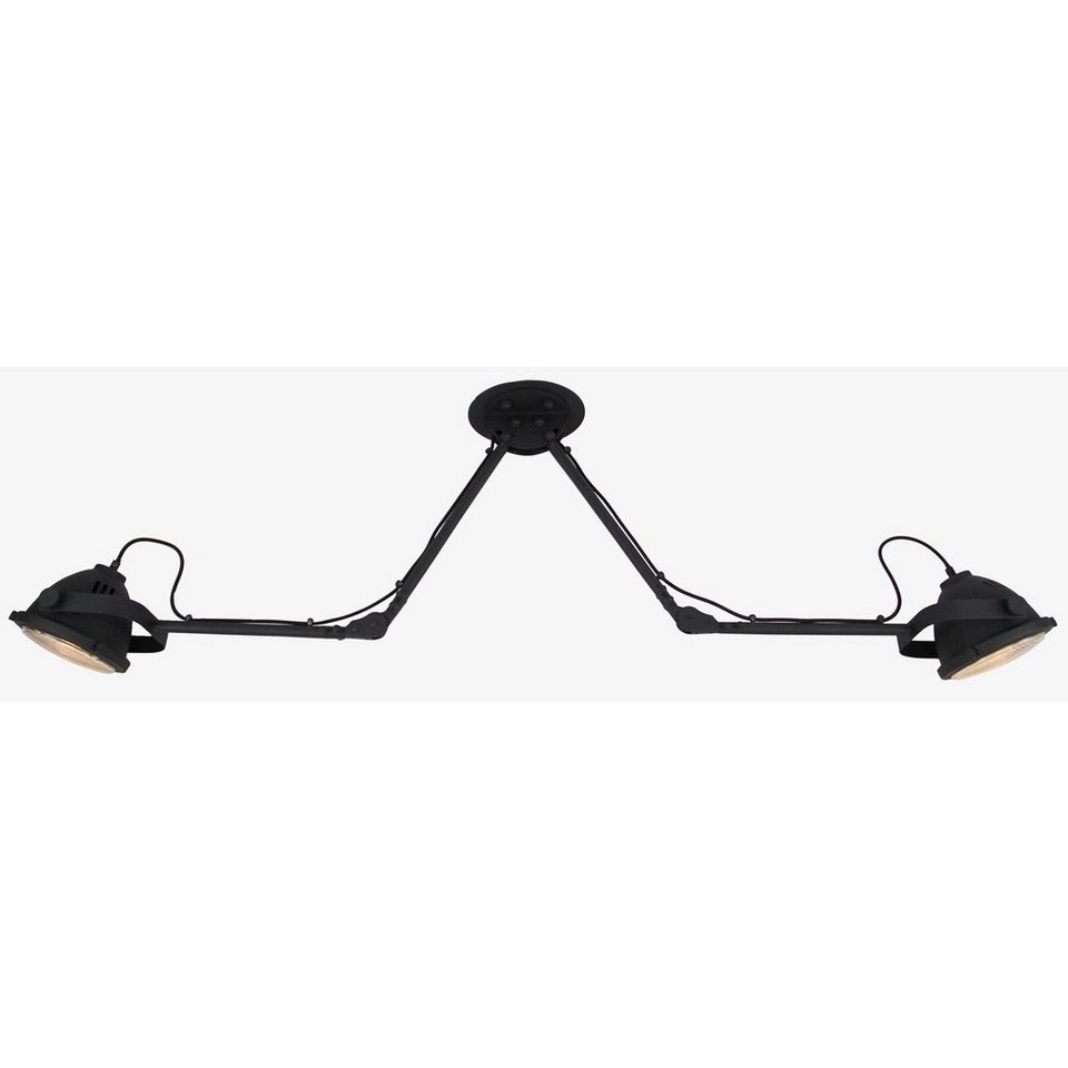 korund Brilliant Lampe Carmen, Carmen Deckenspot Deckenleuchte 2flg schwarz