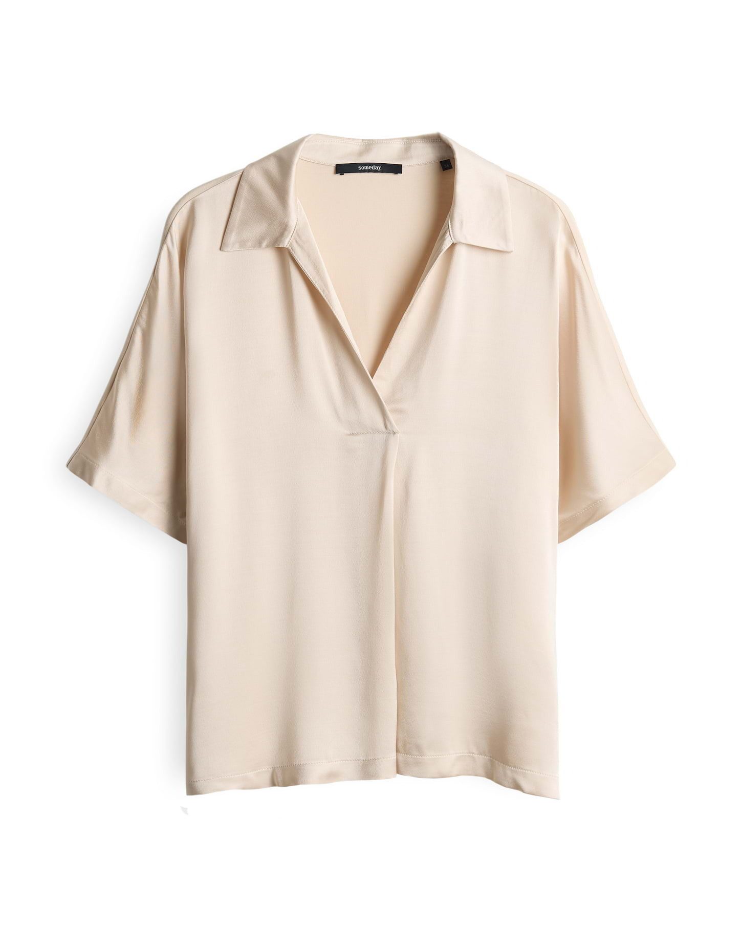 someday Kurzarmshirt KELUCY Loose im Polokragen günstig online kaufen