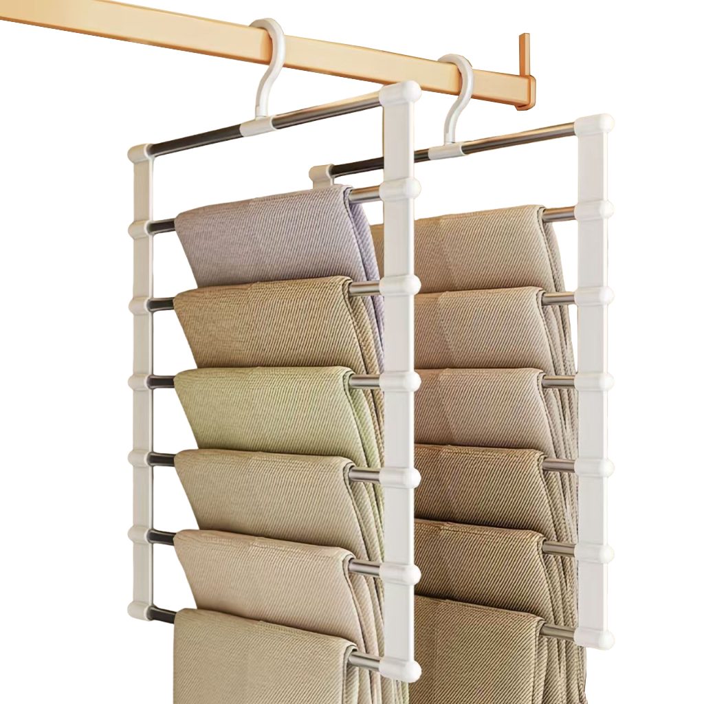 Coonoor Kleiderbügel Multifunktionale Kleiderbügel, 2 Stück faltbare Hosenb günstig online kaufen