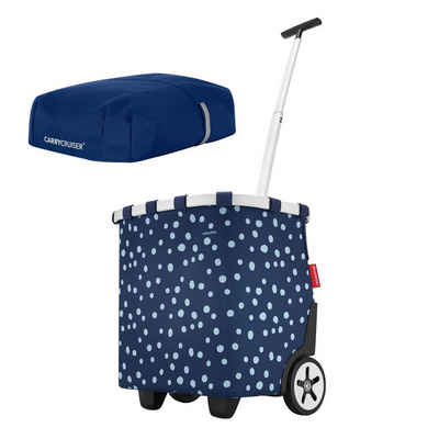 REISENTHEL® Einkaufstrolley »reisenthel Sparpaket Plus: carrycruiser spots navy + Abdeckung blau«