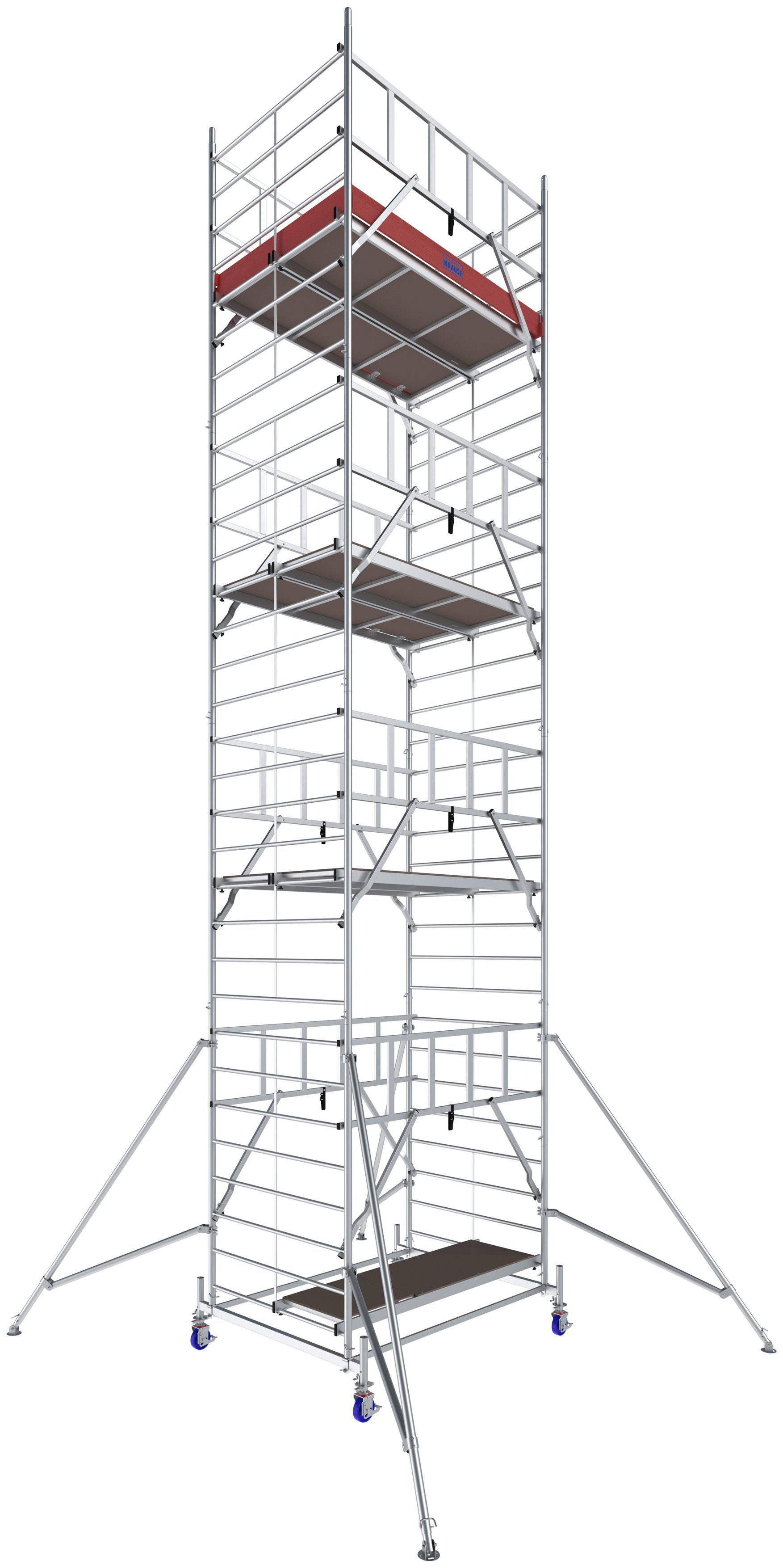 Arbeitshöhe: Breitaufbau, KRAUSE ProTec 9,3 Meter XXL Fahrgerüst (Set),