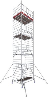 KRAUSE Fahrgerüst ProTec XXL Breitaufbau, (Set), Arbeitshöhe: 9,3 Meter