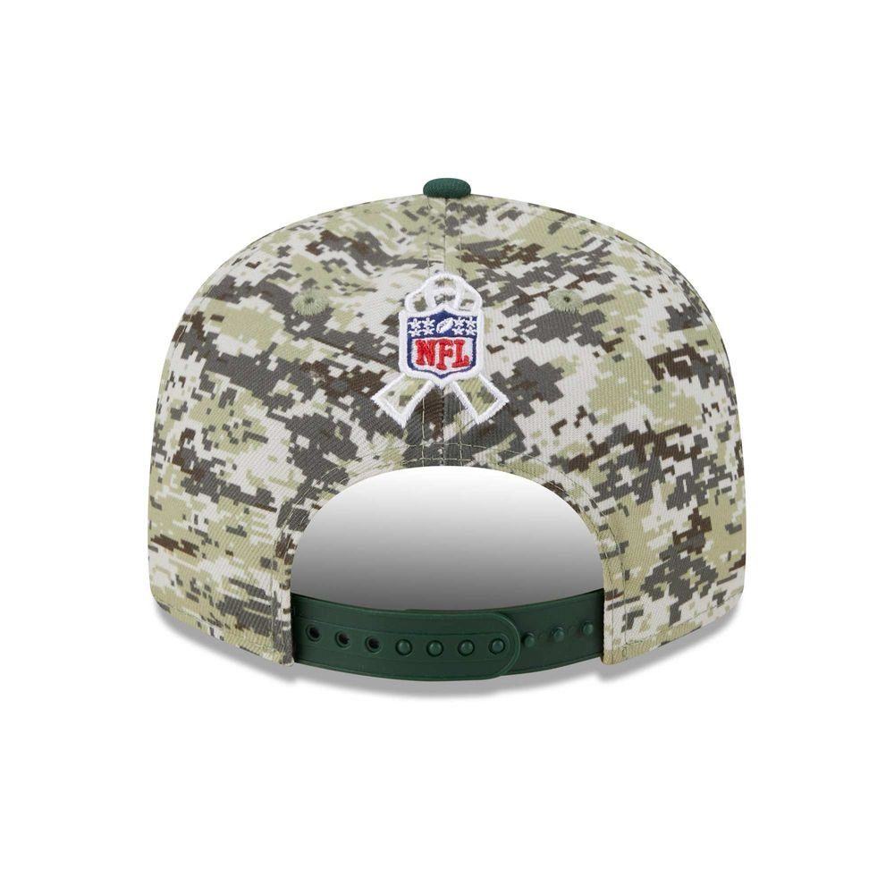 Cap 2023 Salute PACKERS Game Service BAY 9FIFTY Snapback NFL New Cap GREEN to Snapback Era