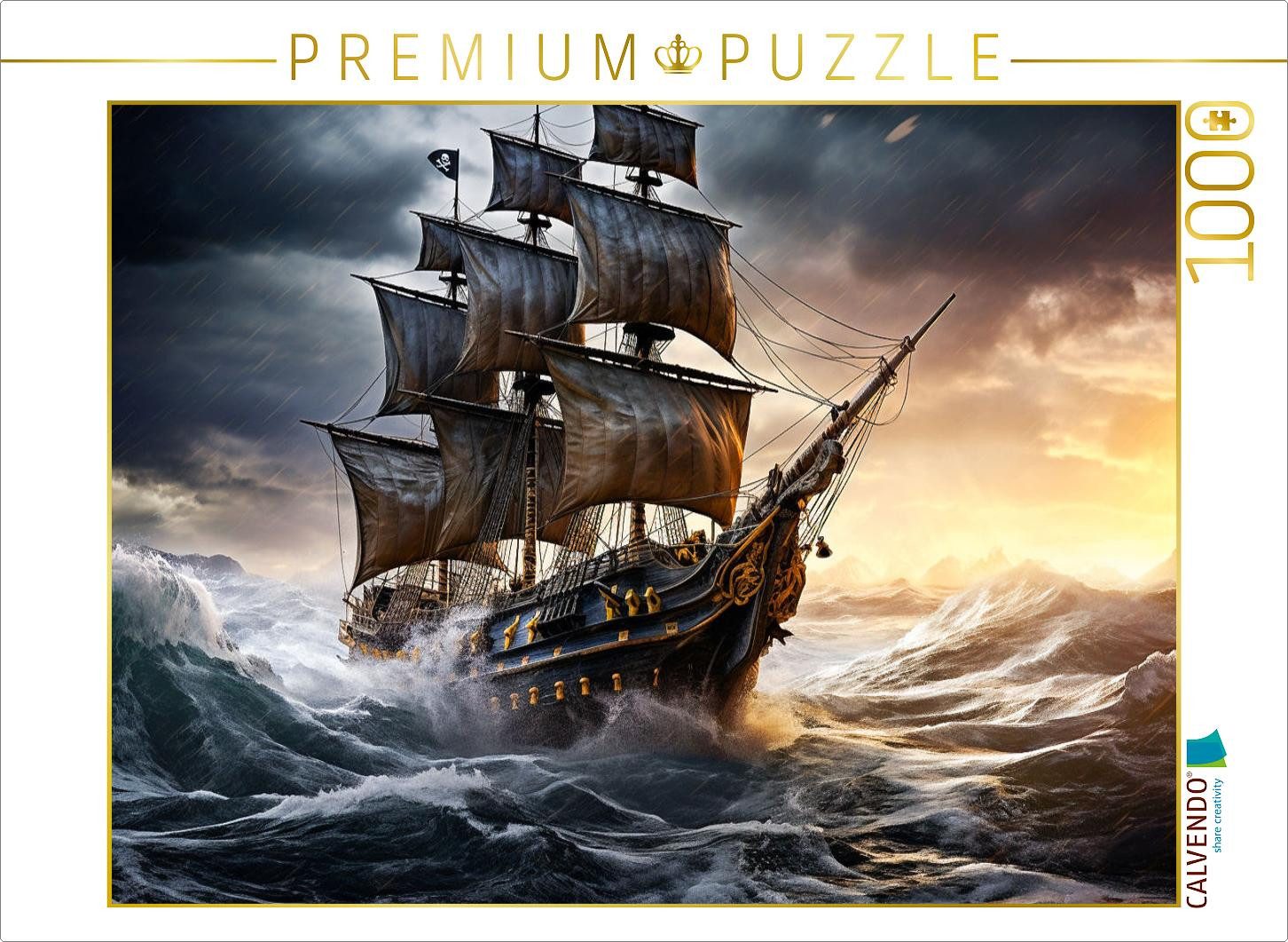 CALVENDO Puzzle CALVENDO Puzzle Ein Motiv aus dem Kalender Das Piratenschif günstig online kaufen
