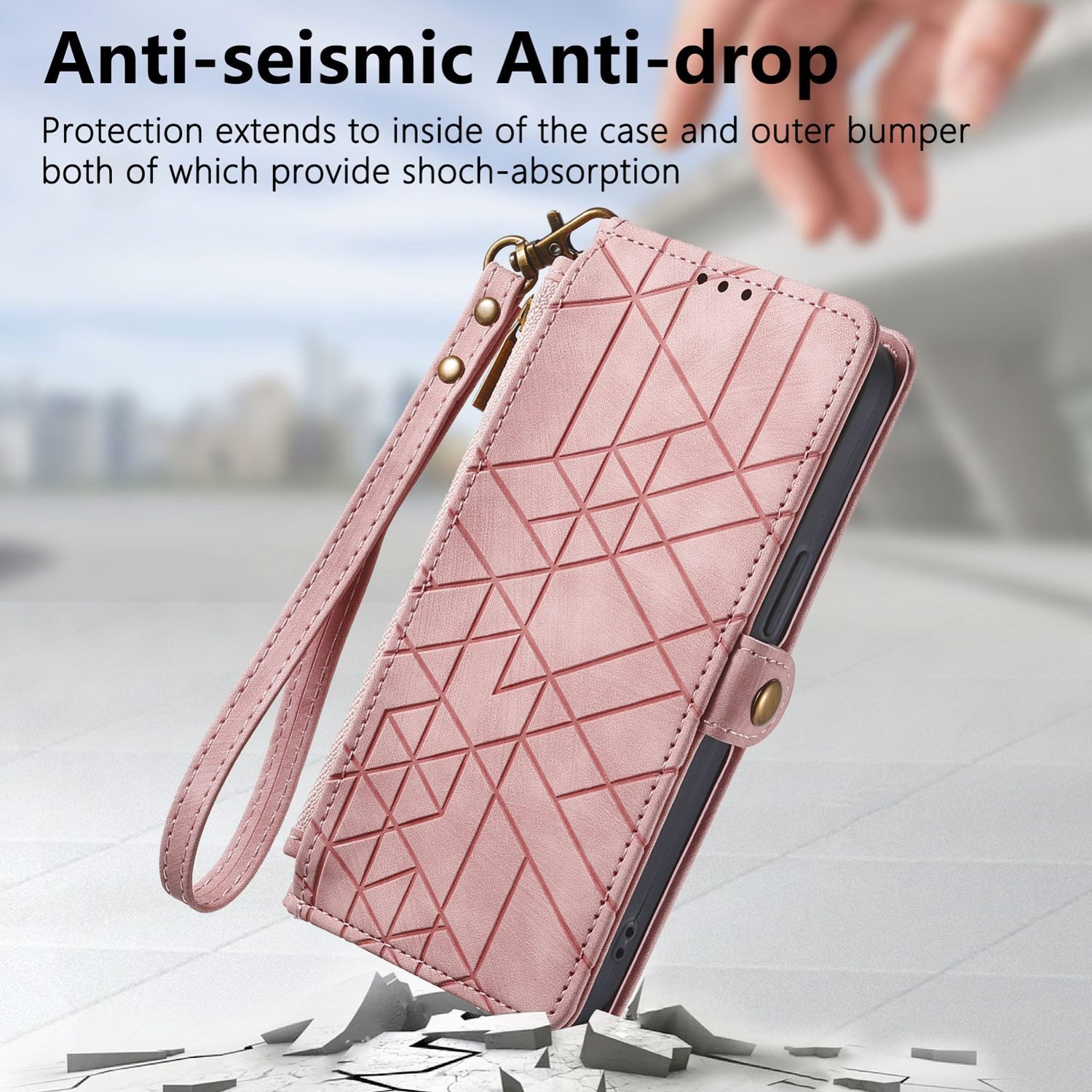 Wigento Handyhülle Für Sony Xperia 10 VI 6. Gen Kunst Leder Book Tasche Schutz Hülle Case