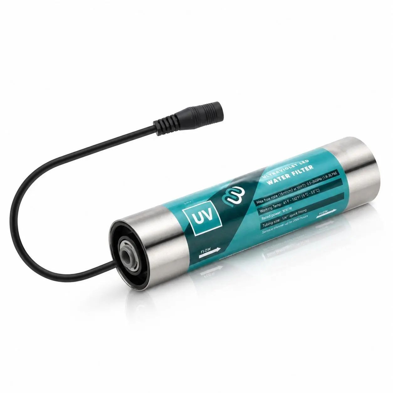 AORA Wasserfilter AORA UVC LED Lampe für Umkehrosmoseanlagen, Wasserfilter, entfernt 99,99% Bakterien, Viren. Trinkwasser-Desinfektion