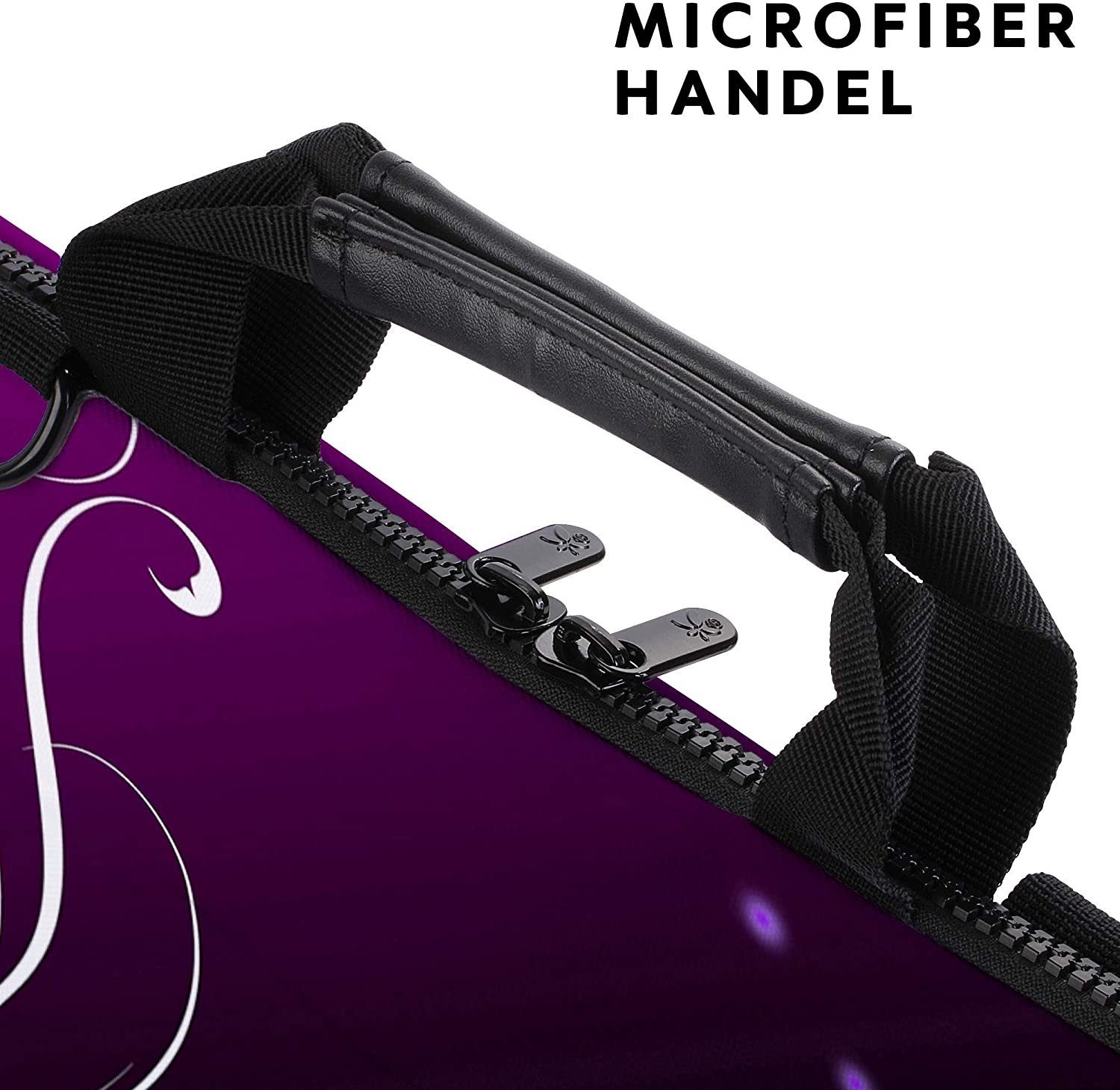 MAXLVL Laptoptasche 15.6 / 17.3 Zoll (Notebooktasche aus Canvas mit Zubehörfach), Schmutz- & Wasserabweisend