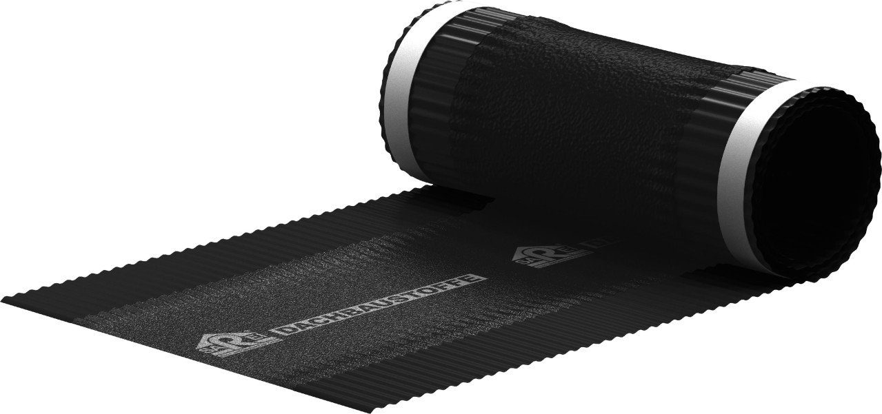 Sarei Haus- und Gartentechnik Dachdurchführung Sarei First- und Gratrolle mit Spinnvlies 5 m x, Silikon