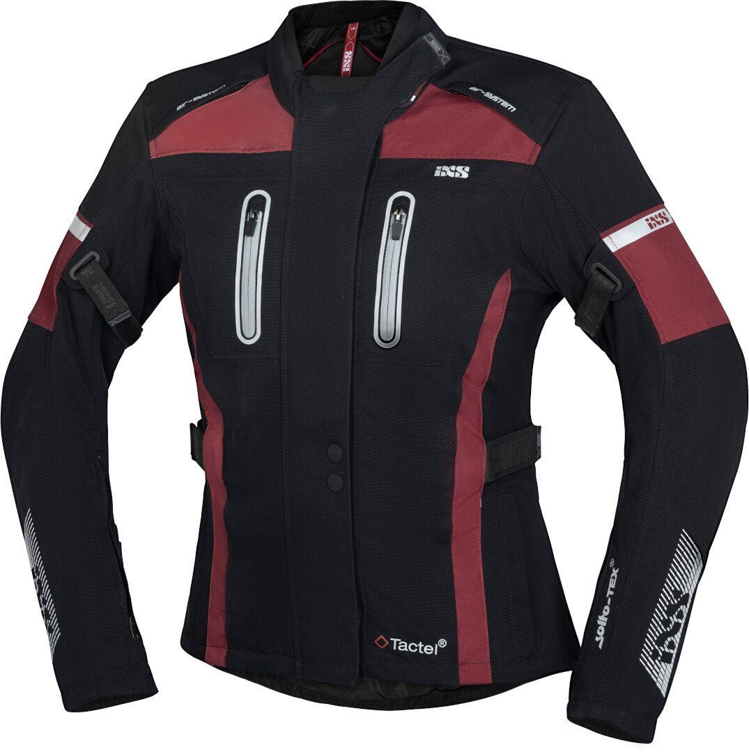 IXS Motorradjacke Tour Pacora-ST Damen Motorrad Textiljacke Rückenprotektor enthalten,herausnehmbares Innenfutter,wasserdicht