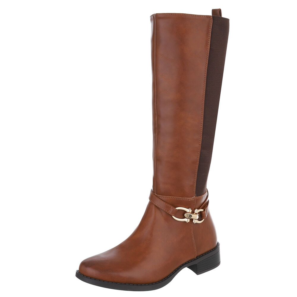 Ital-Design Klassische kniehohe Stiefel für Damen günstig online kaufen