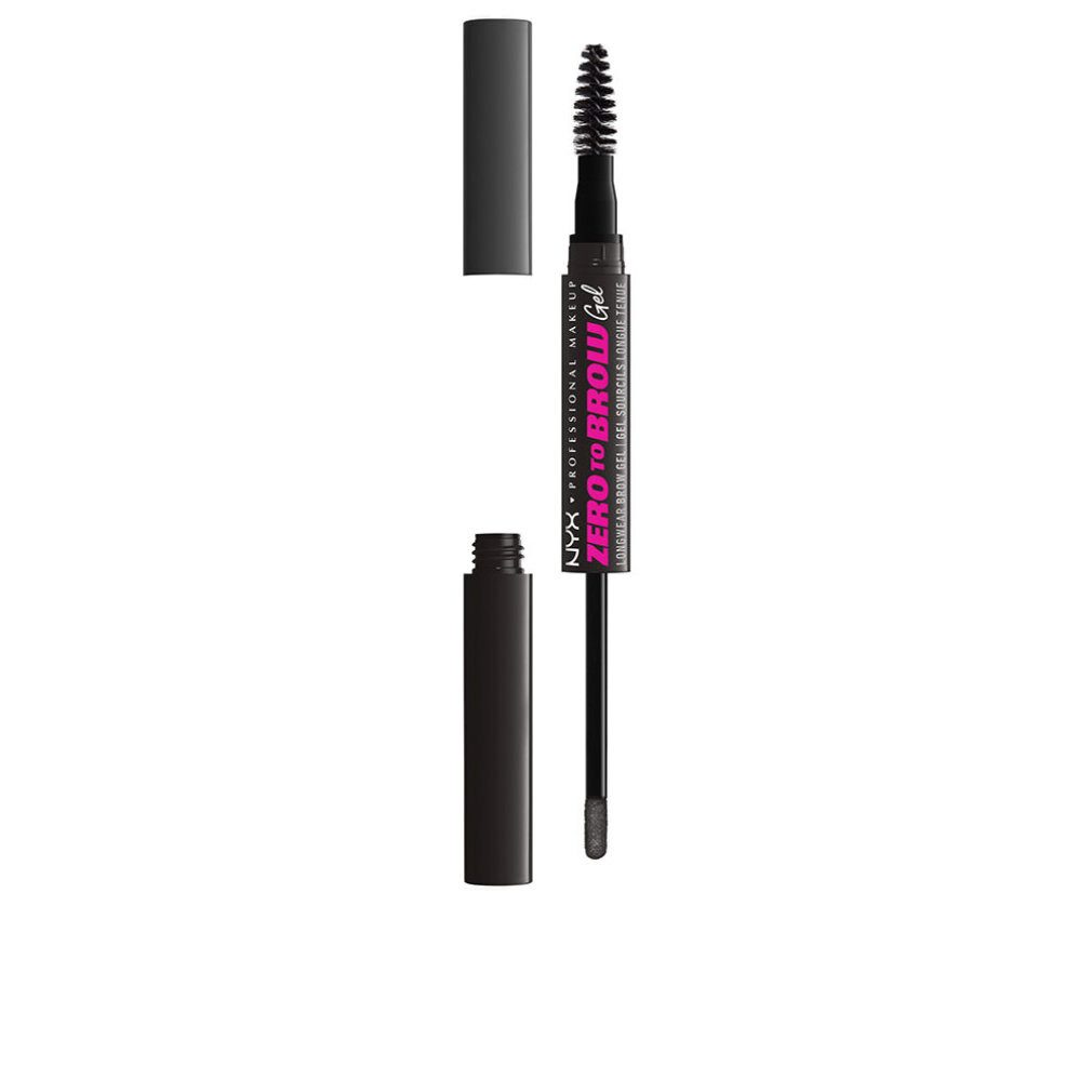 Nyx Professional Make Up Augenbrauen-Stift Zero to Brow Gel 08-Black 2ml
