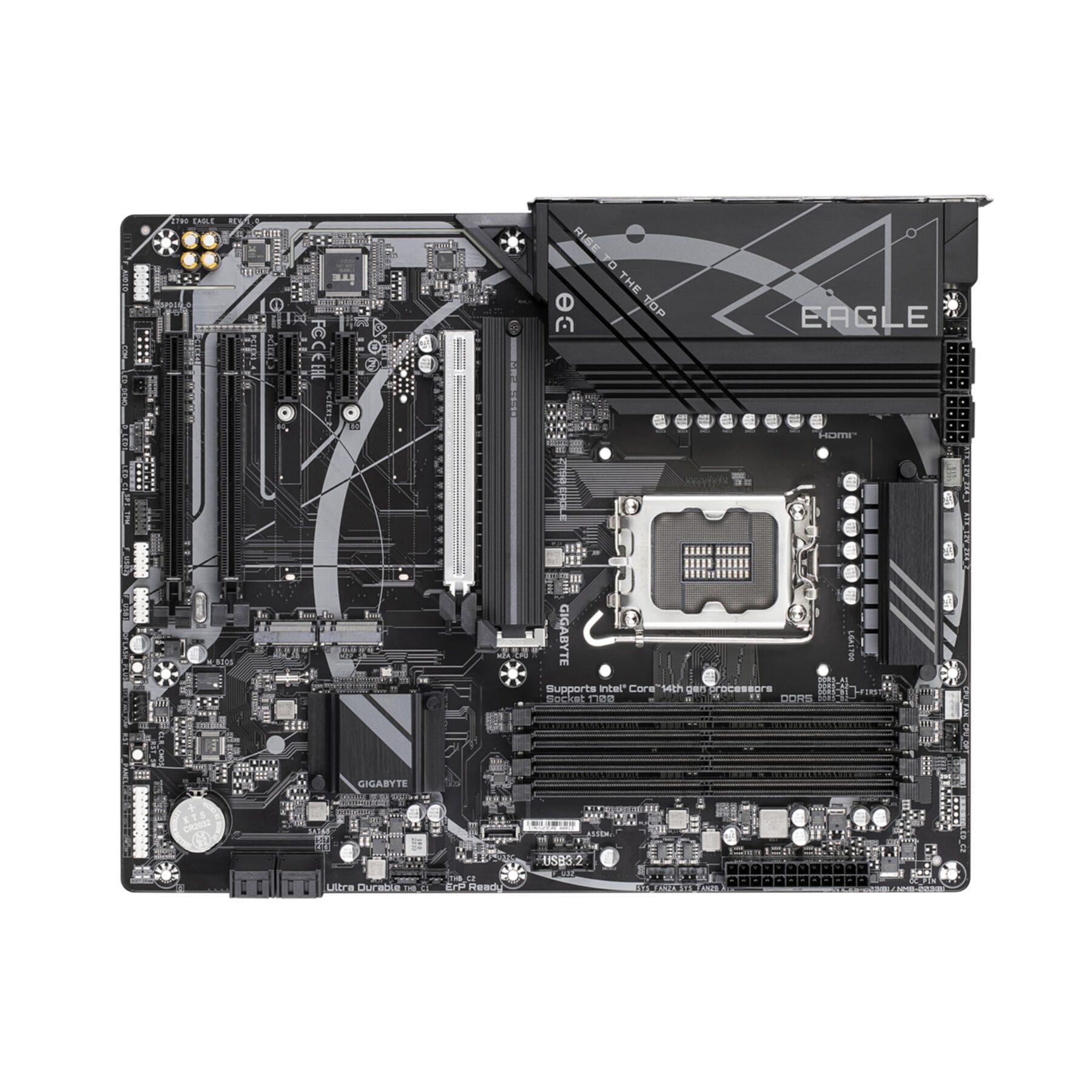 Gigabyte Z790 EAGLE Motherboard - Unterstützt 14. Generation Intel Core CPUs, 1 Mainboard