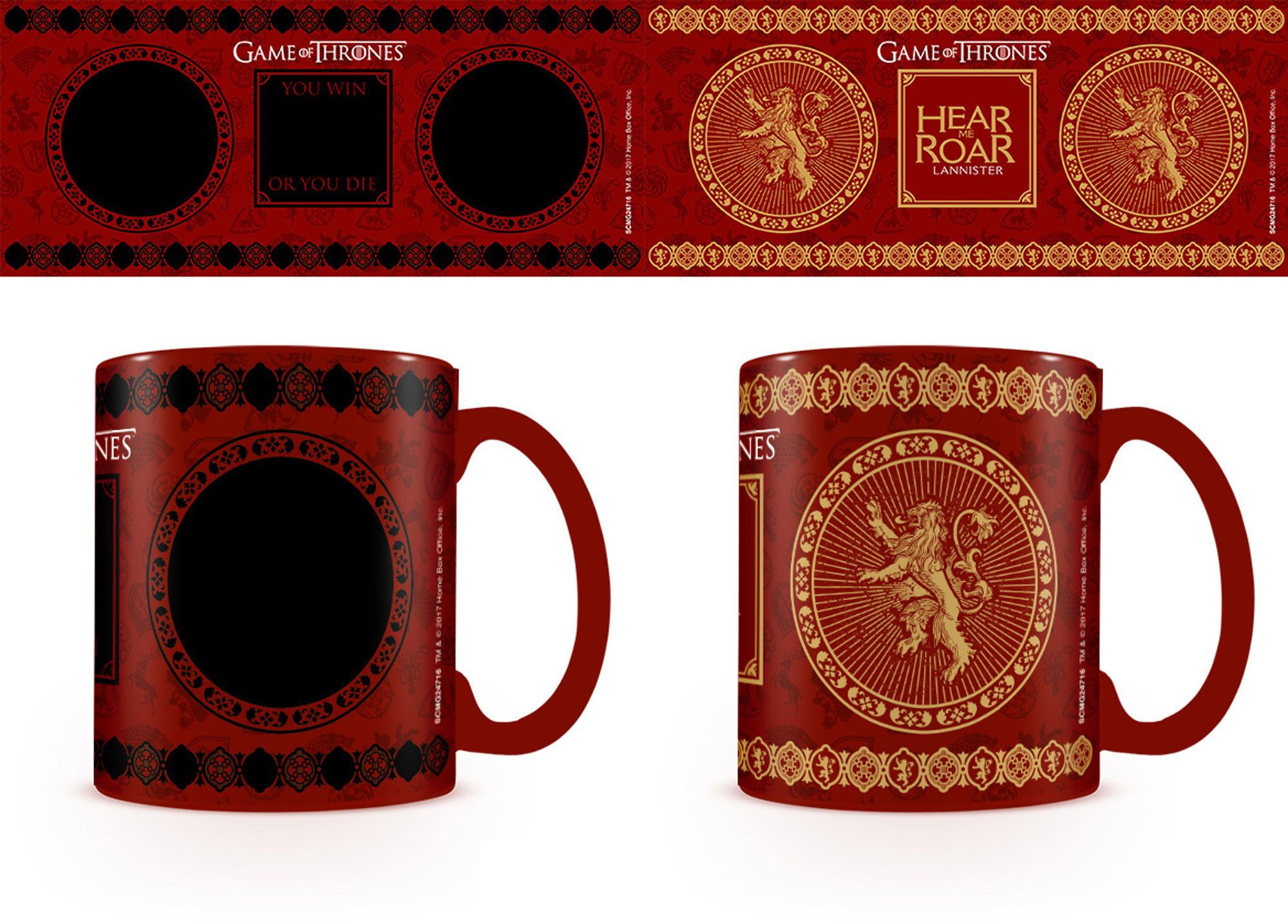 Tasse Game of Thrones - Heat-Changing Mugs - Lannister