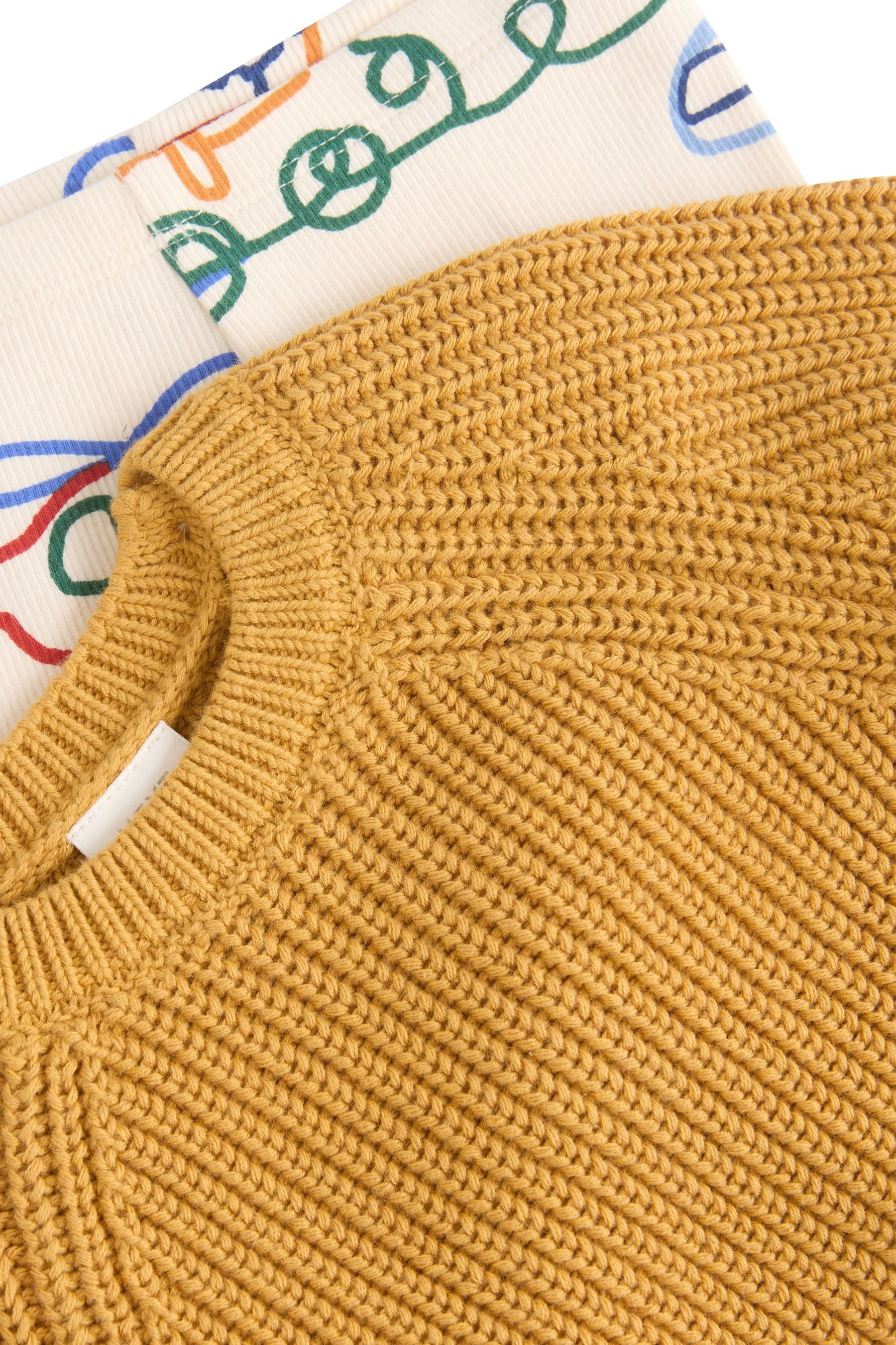 Next Strickpullover Baby Strickoberteil und Leggings im Set (2-tlg)