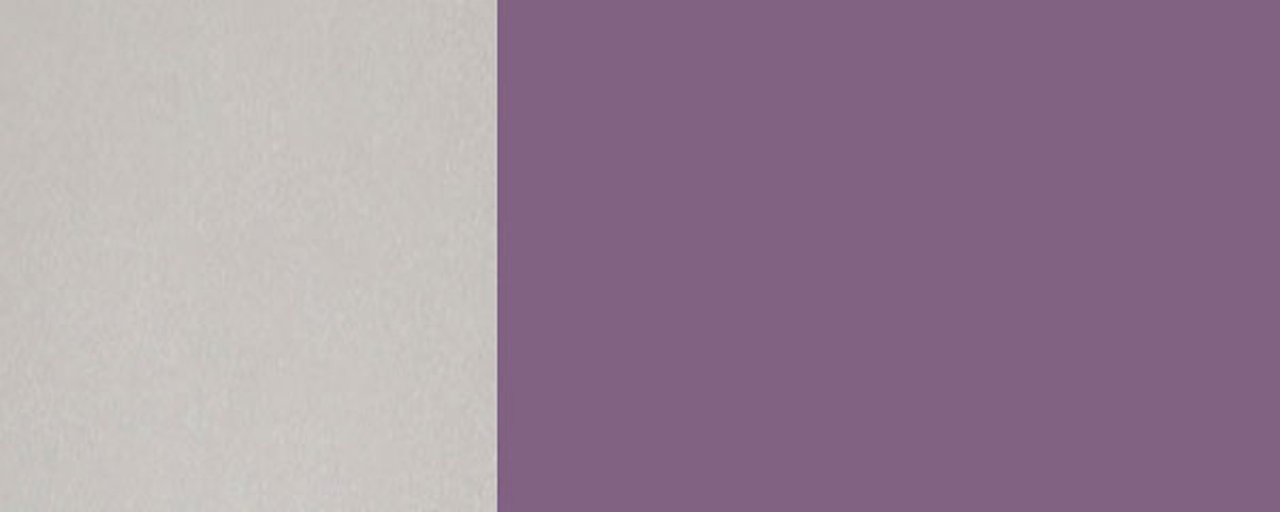 Feldmann-Wohnen Sockelblende Korpusfarbe Front- wählbar 45cm und teilintegriert RAL rotlila matt 4001 Tivoli