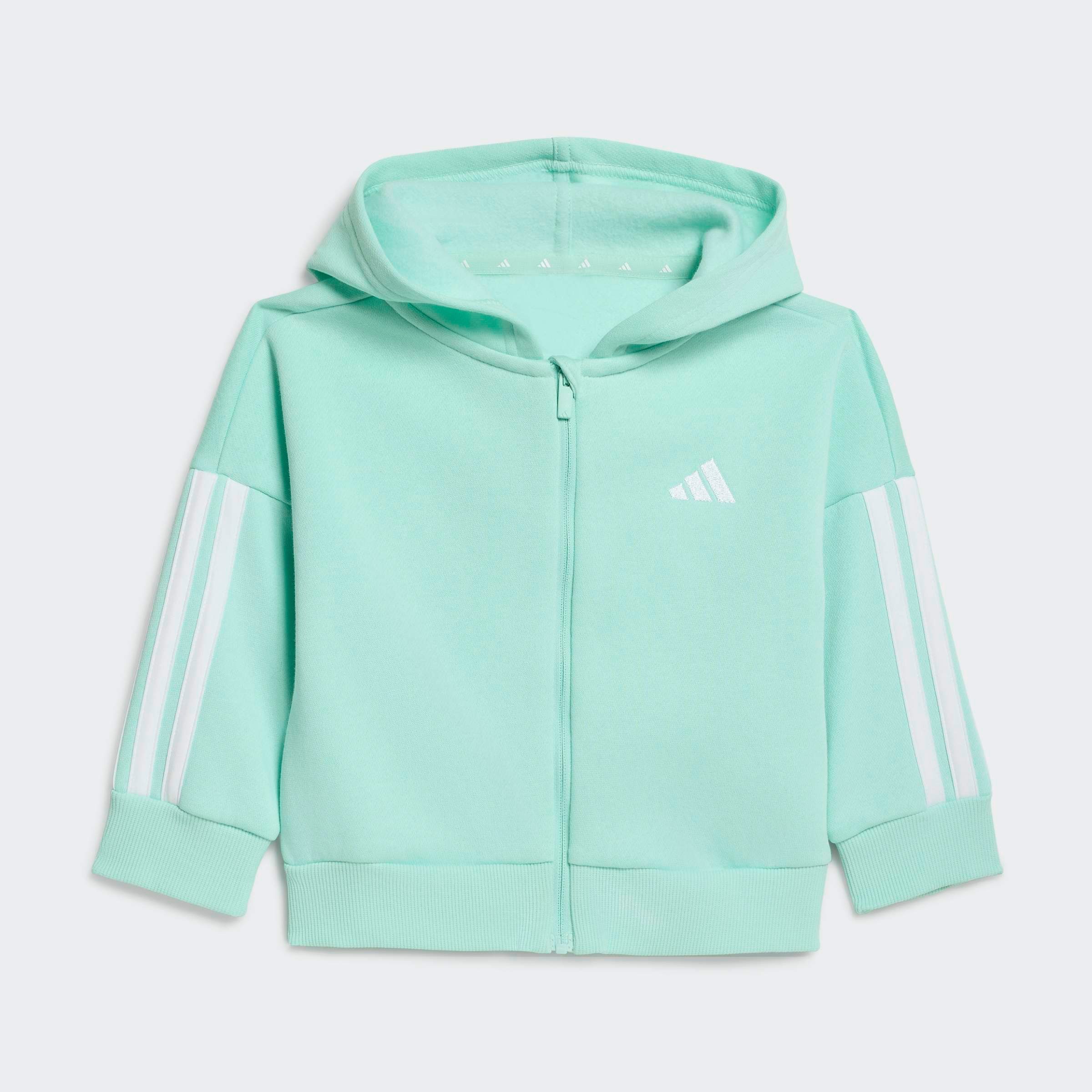 adidas Sportswear Trainingsanzug I 3S FZ FL JOG (2-tlg), für Babys, zweiteiliges Set, aus Baumwolle