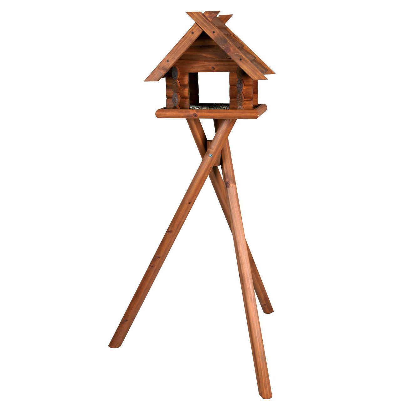 TRIXIE Vogelhaus natura VogelfutterhBlockhaus