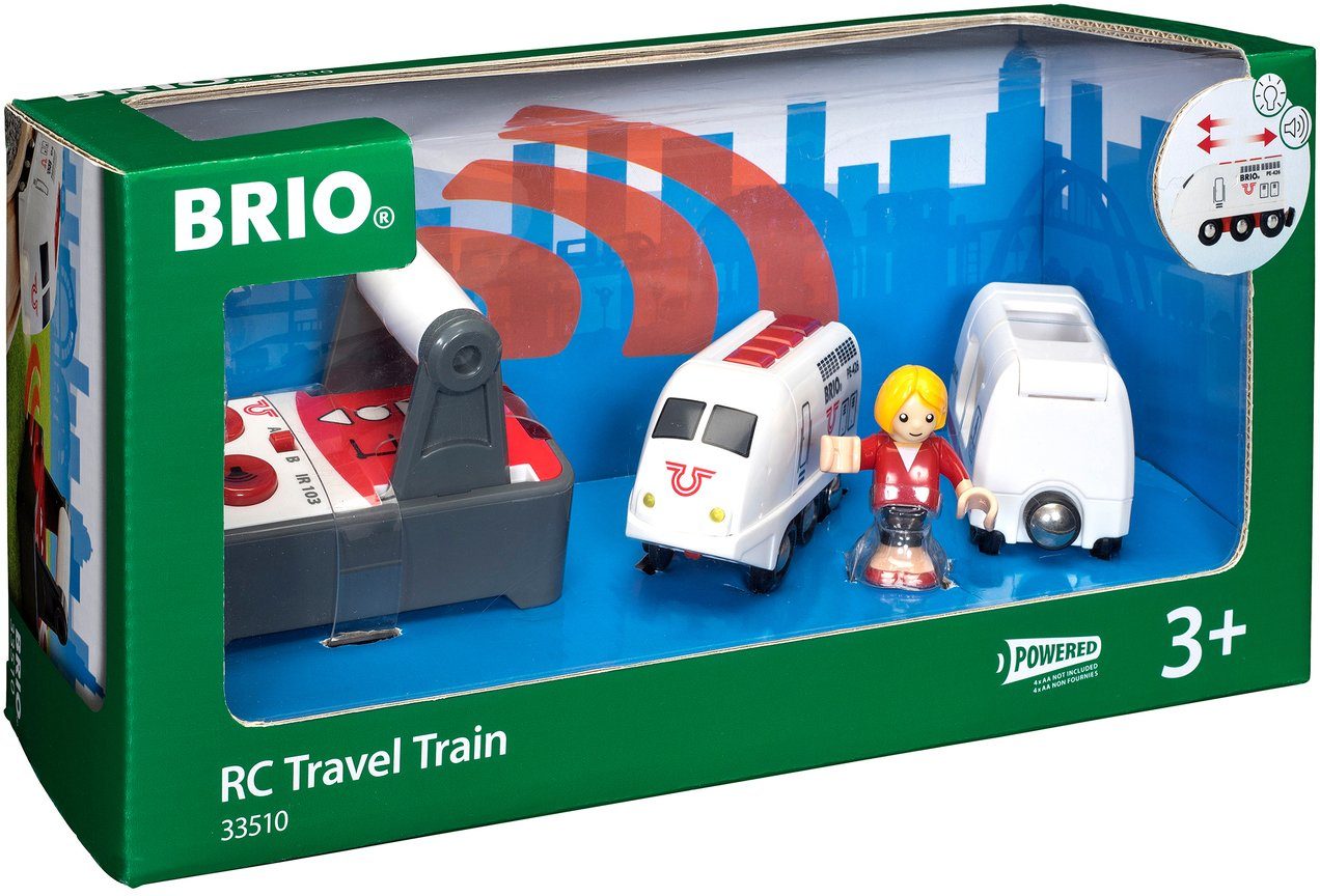BRIO® Spielzeug-Eisenbahn BRIO® WORLD, IR Express Reisezug, mit Licht