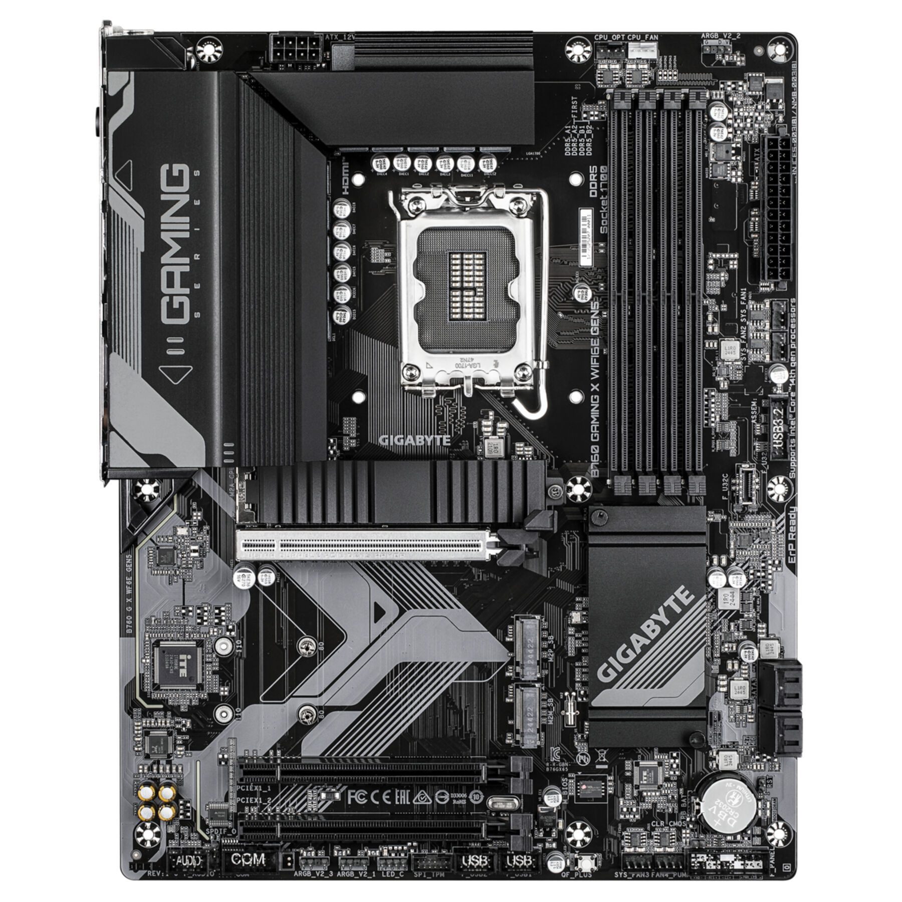 Gigabyte B760 GAMING X WIFI6E GEN5 Mainboard – Unterstützt Intel Core Prozessor Mainboard