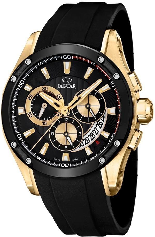 JAGUAR Chronograph Jaguar Herrenuhr Silikon schwarz günstig online kaufen